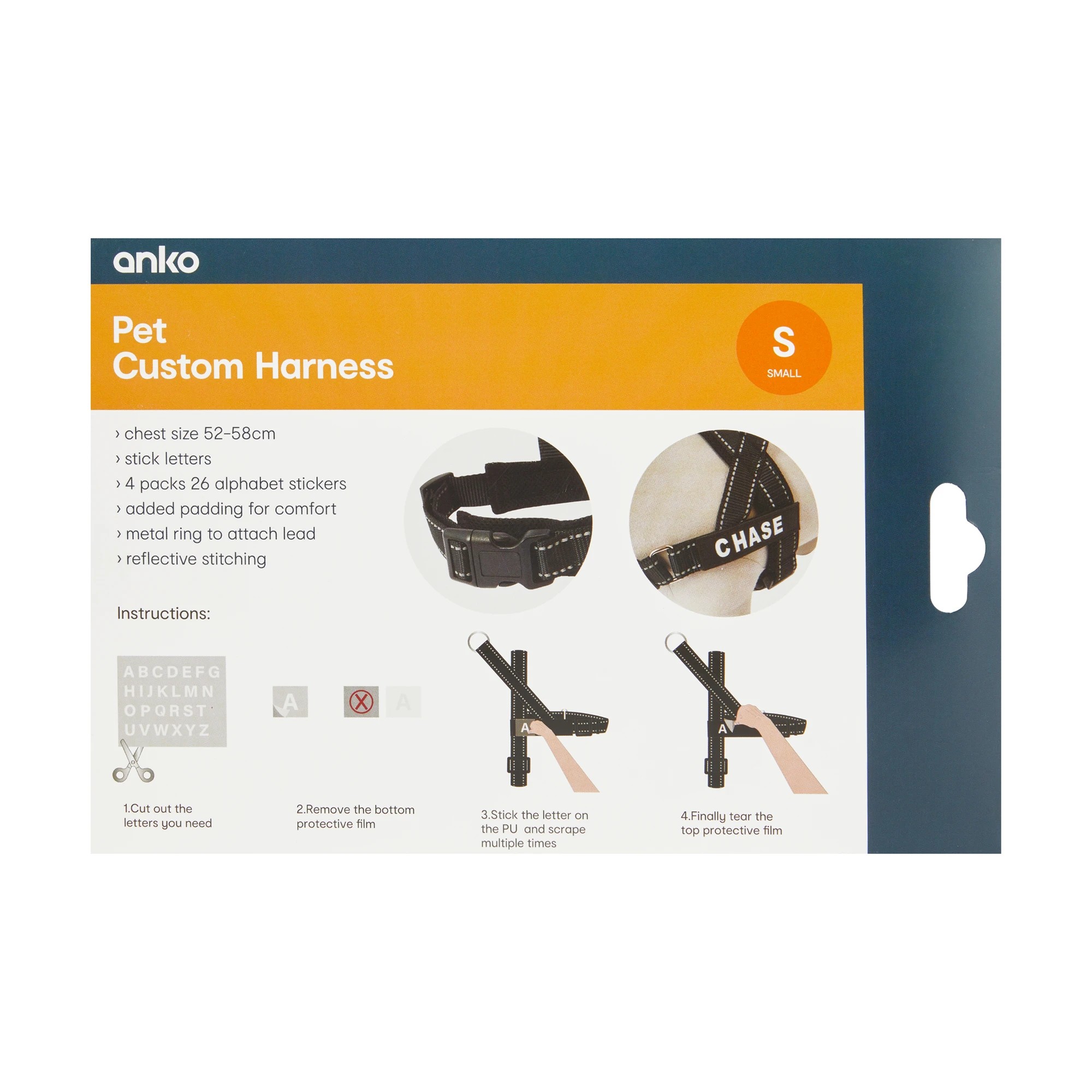10 Pet Customisable Harness - Small, 10 of 10