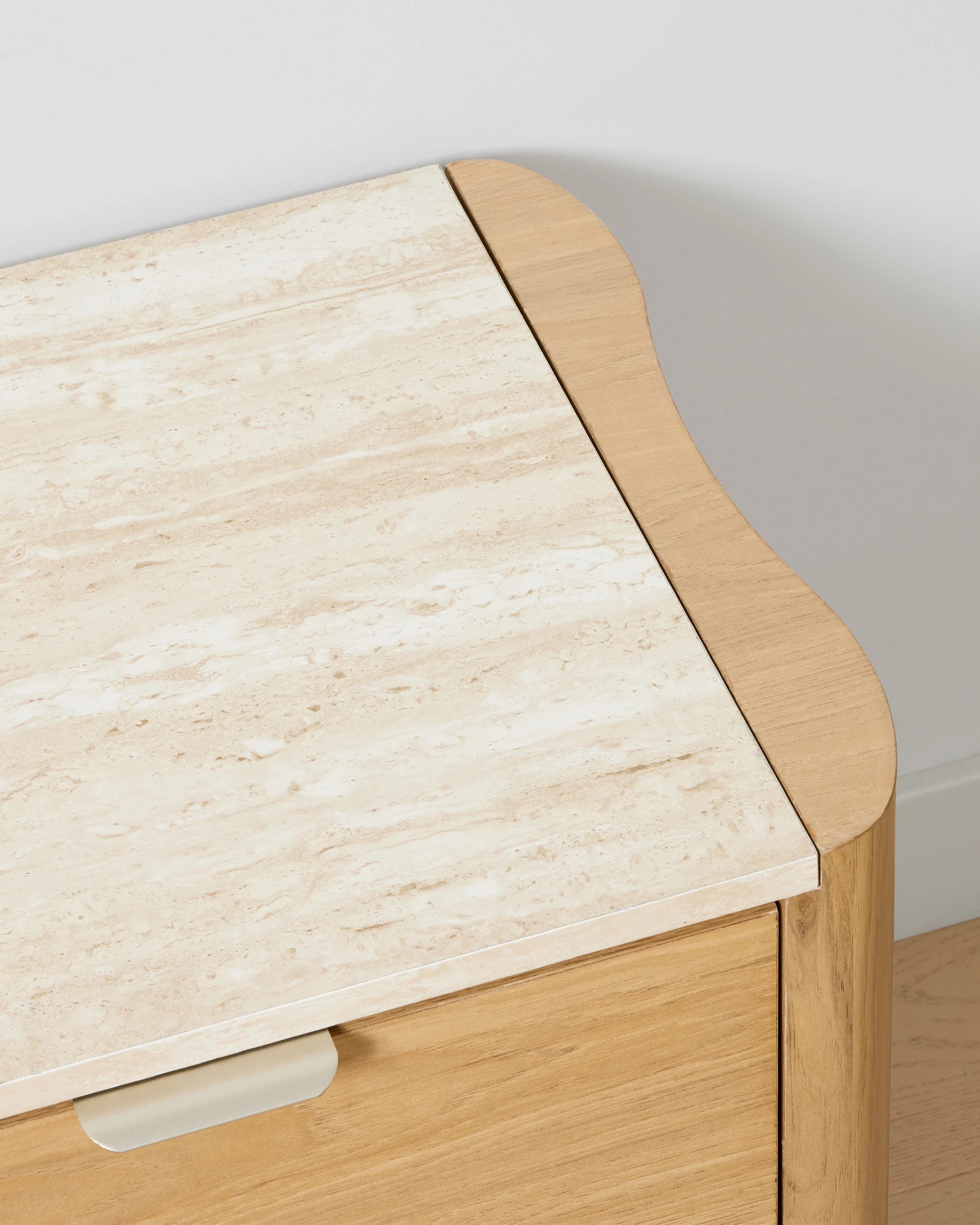 6 Hazel 2 Drawer Bedside Table, 6 of 9