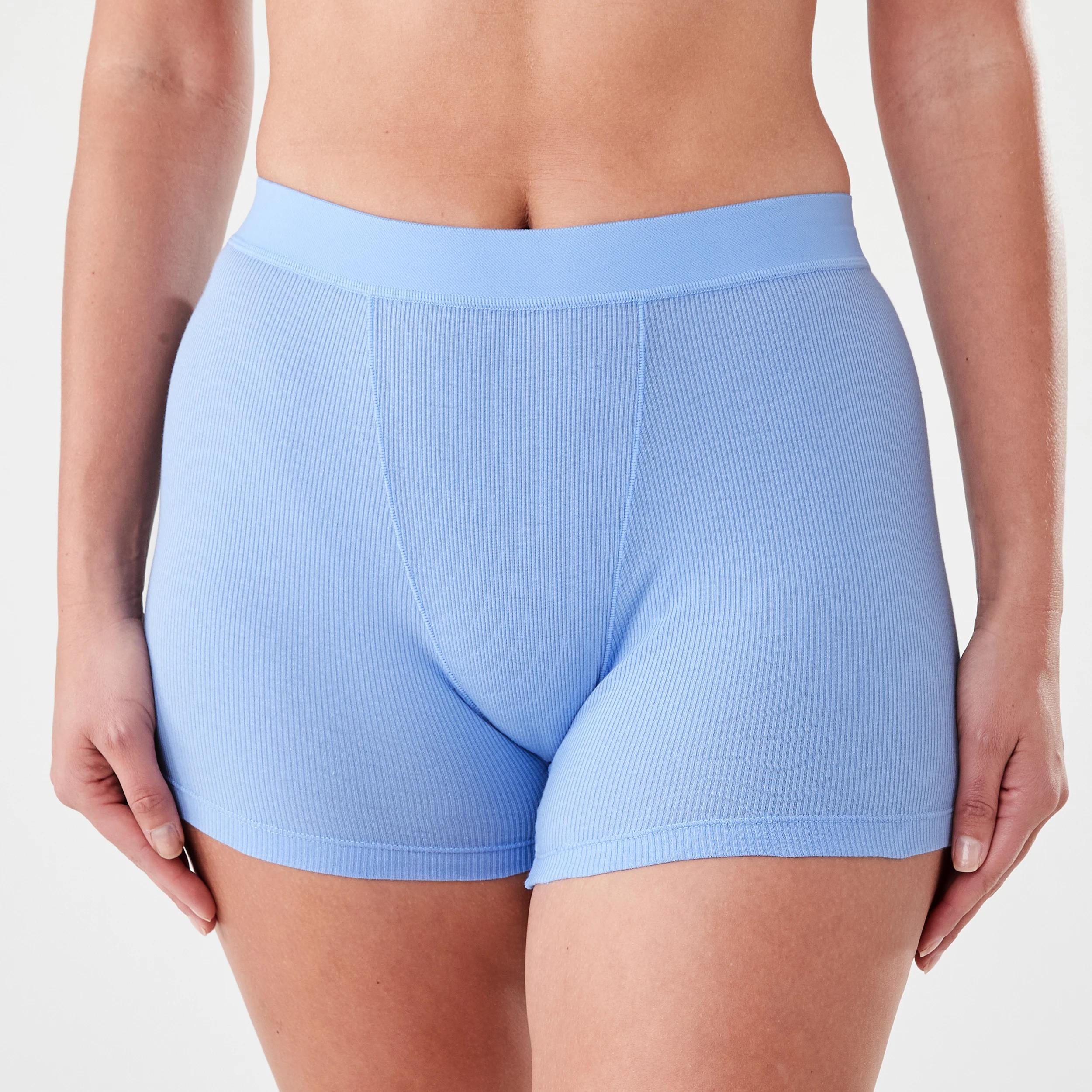 5 3 Pack Cotton Boyfriend Shorts TEDDY BEAR, HYDRANGEA, CHOCOLATE FUDGE, 5 of 9