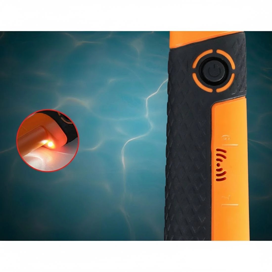 2 Weisshorn Metal Detector 40MM Sensitive Handheld Pinpointer Waterproof Automatic Hunter - Orange, 2 of 4