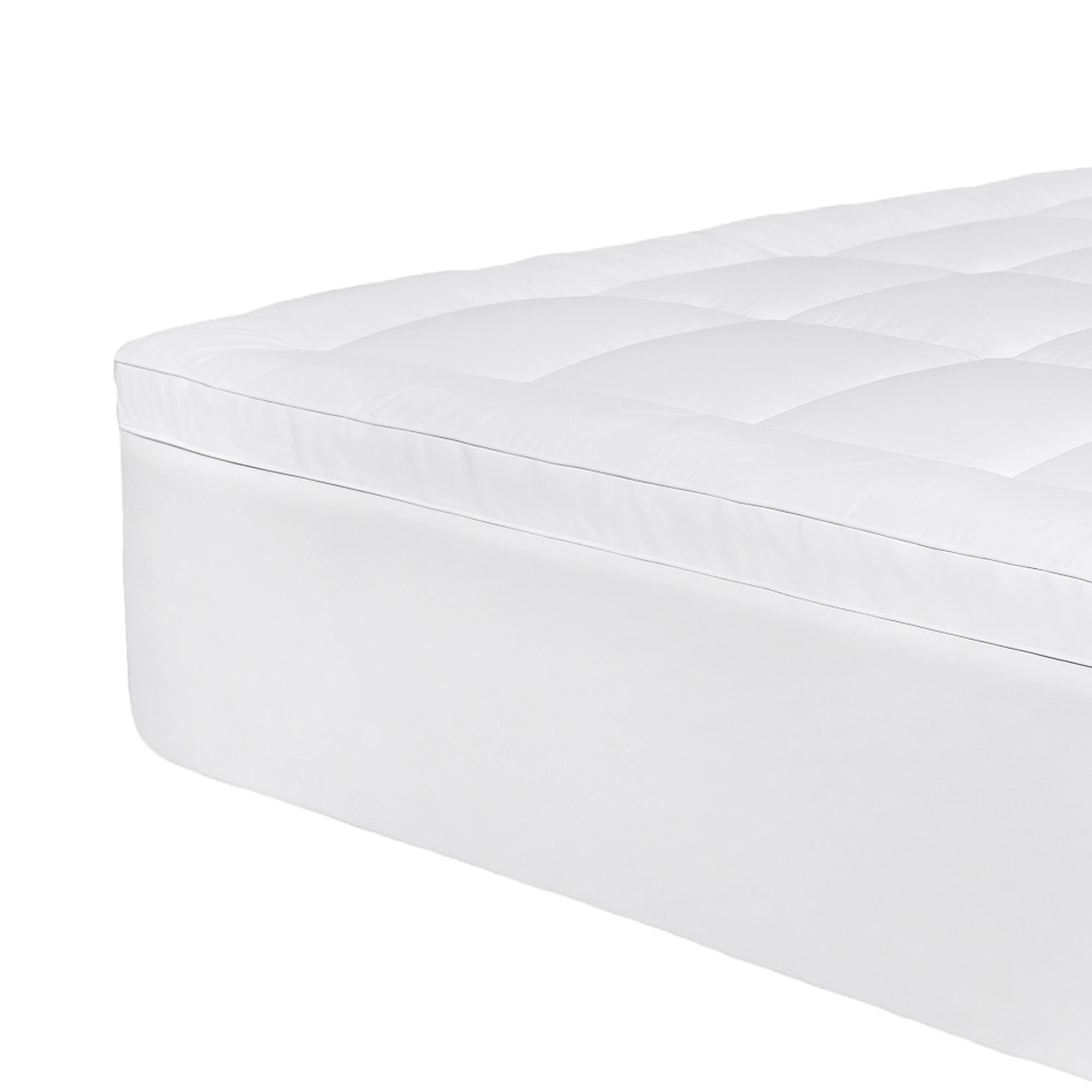 5 Dreamz Bedding Mattress Topper Pillowtop Cover Protector Machine Washable Single, 5 of 9