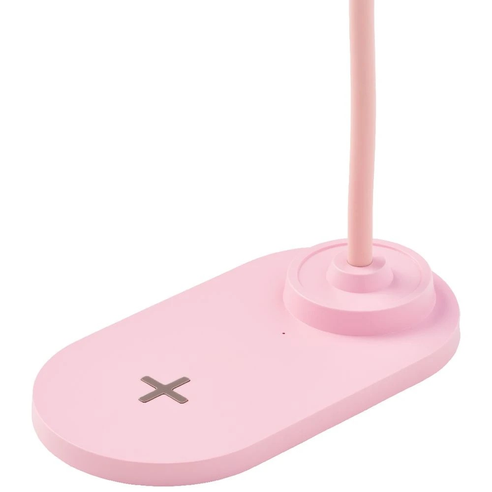 3 Studymate Wireless Charger with LED Lamp Pink, 3 of 4