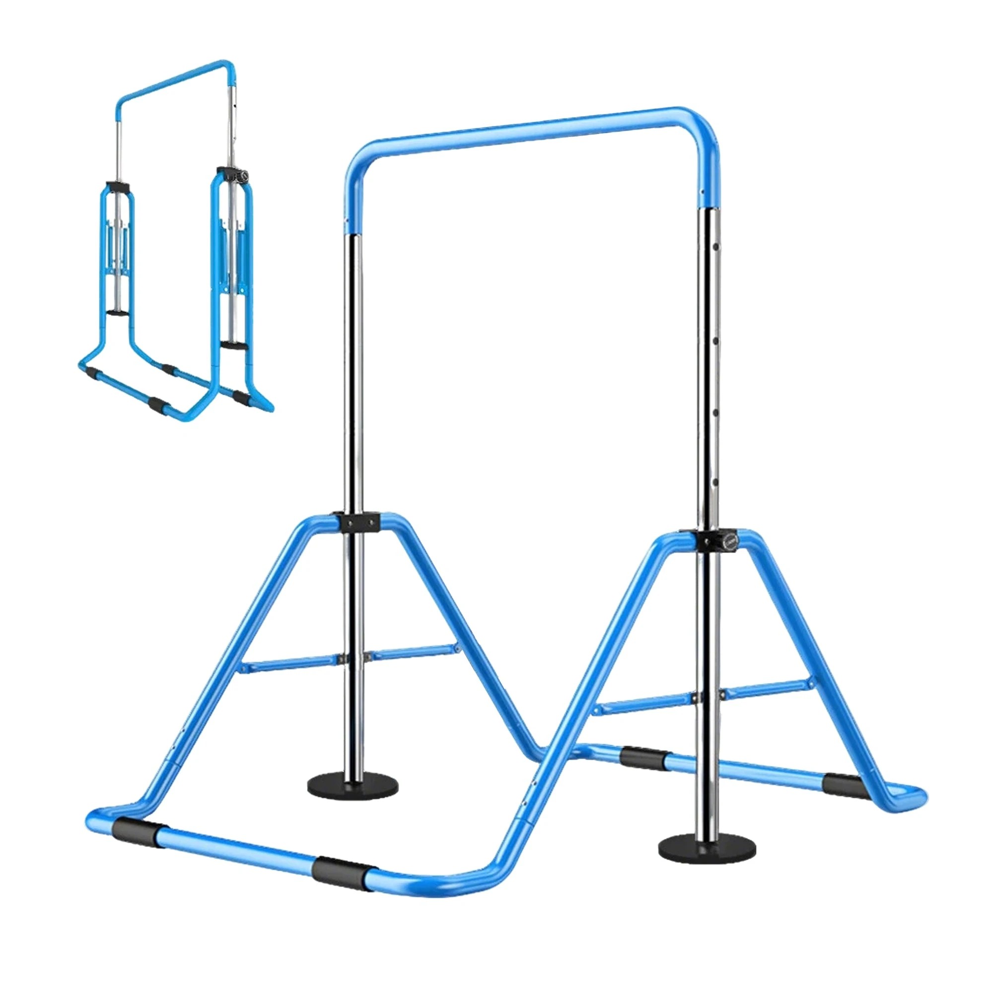 3 Fitness Master Kids Gymnastics Bar Adjustable Foldable Horizontal Monkey Kip Bar Indoor Junior Training Equipment Home G, 3 of 7