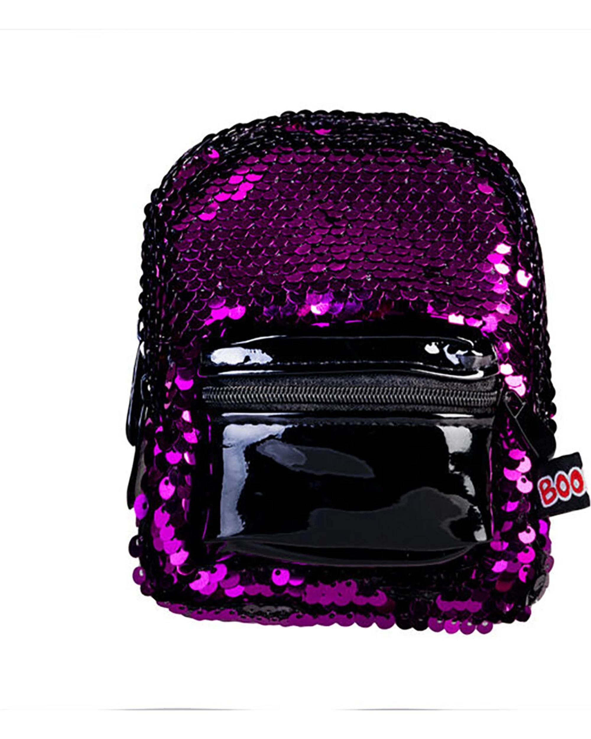 2 MDI BooBoo Kid's Backpack Mini's Sequin Mini Bag 11x13cm 3y+ - Purple, 2 of 5