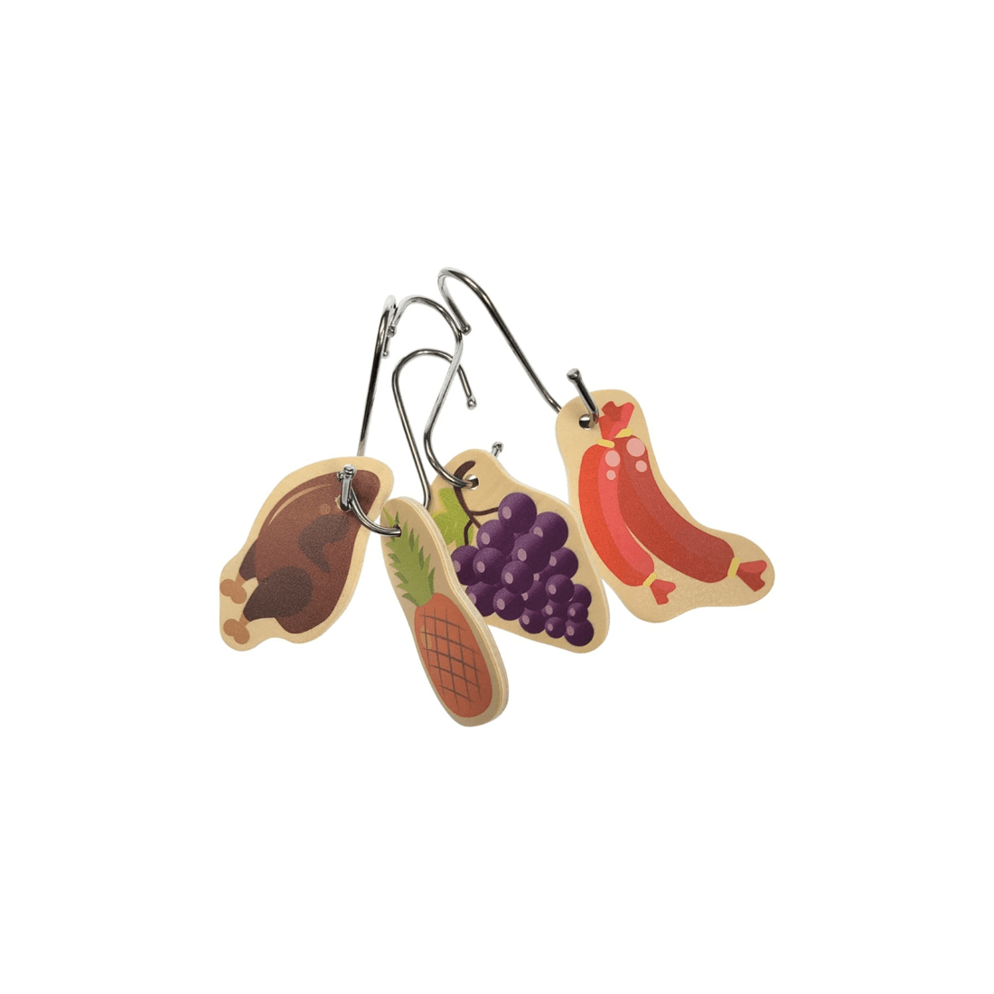 9 Tooky Toy Wooden Grocery Store Play Set Pretend Play For Kids 3 Years Plus - Multi, 9 of 9