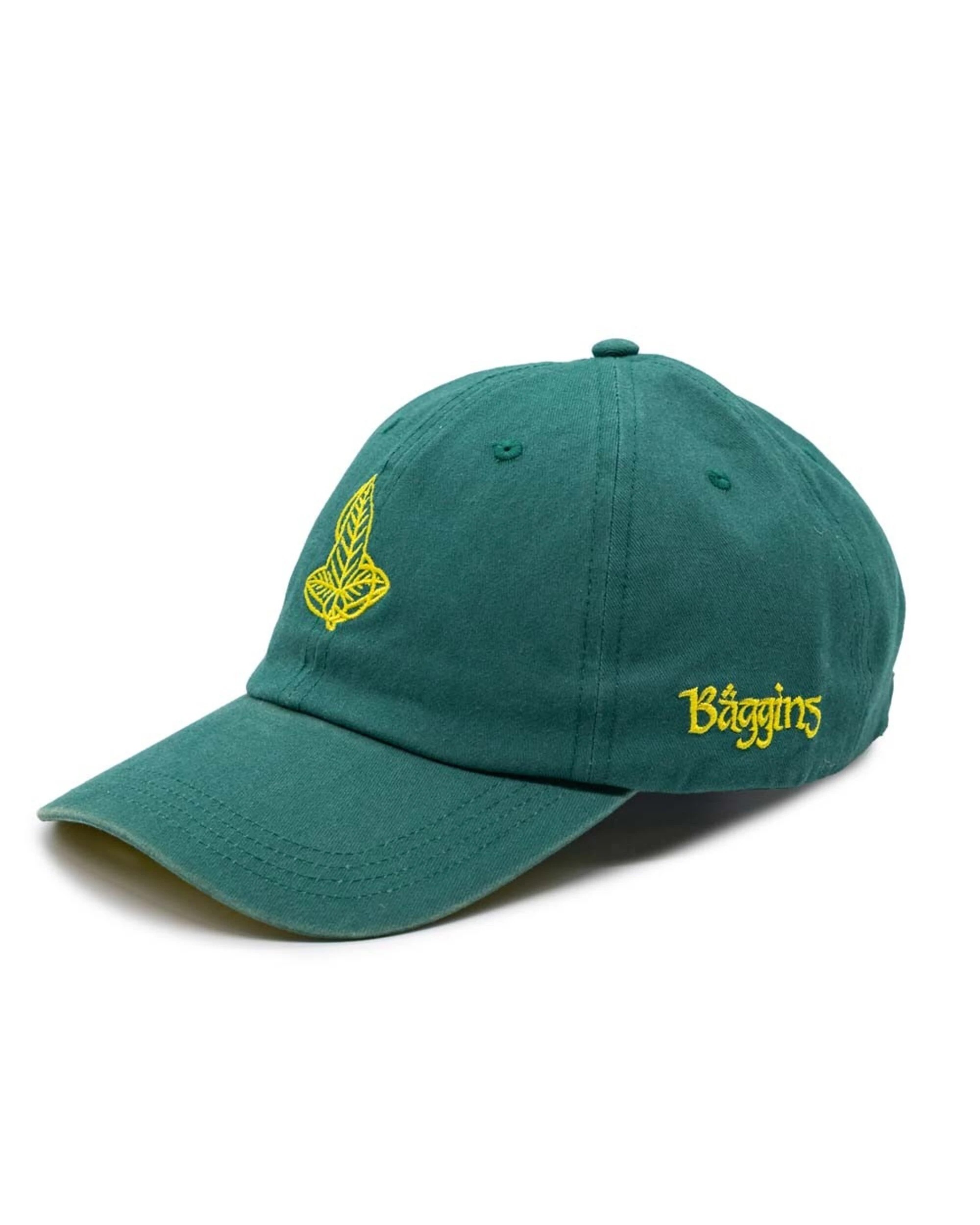 1 The Lord of the Rings - Leaf of Lorien Curved Brim Cap - Green, 1 of 4