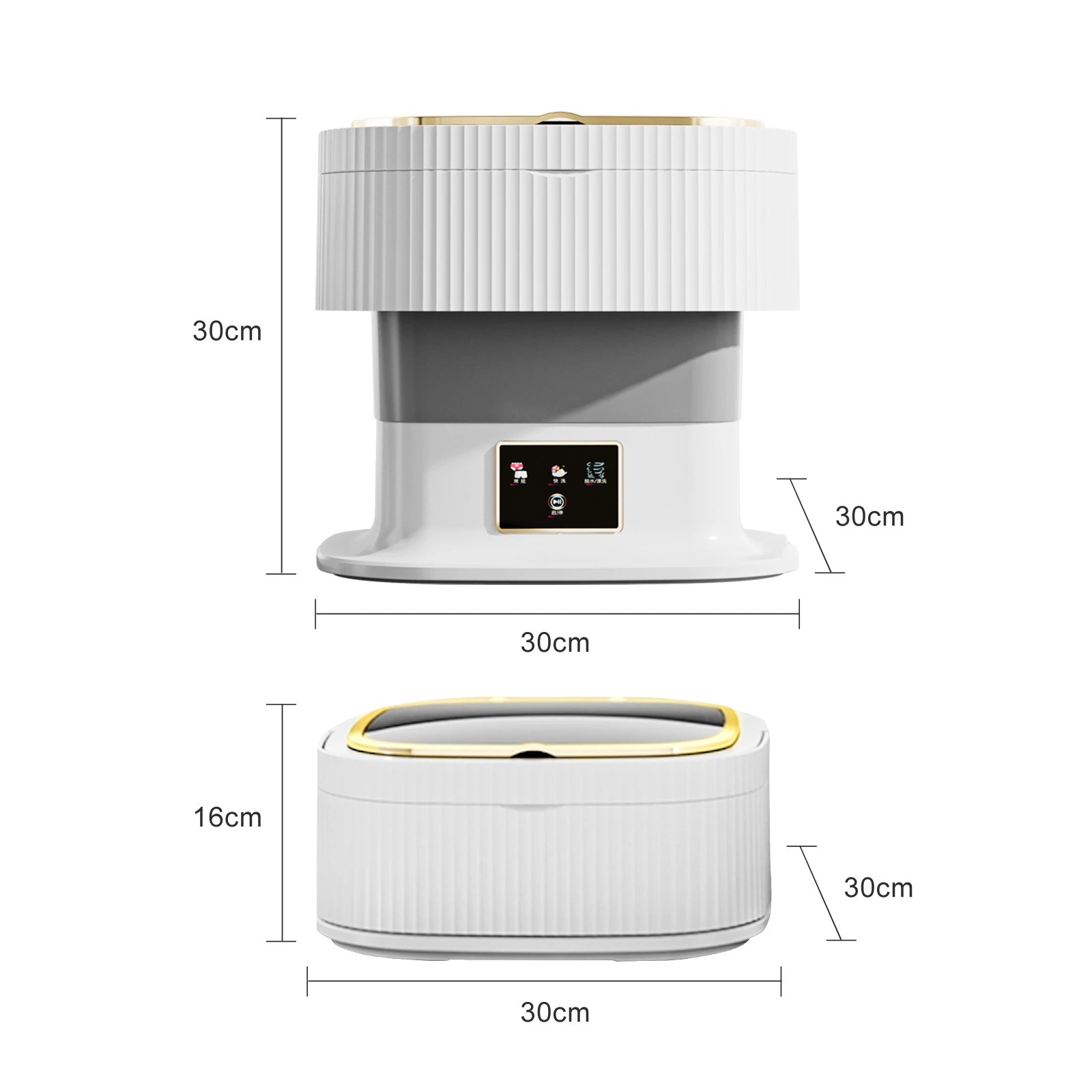 1 Ausway Portable Washing Machine Mini Washer Foldable 11L Semi Auto, 1 of 4