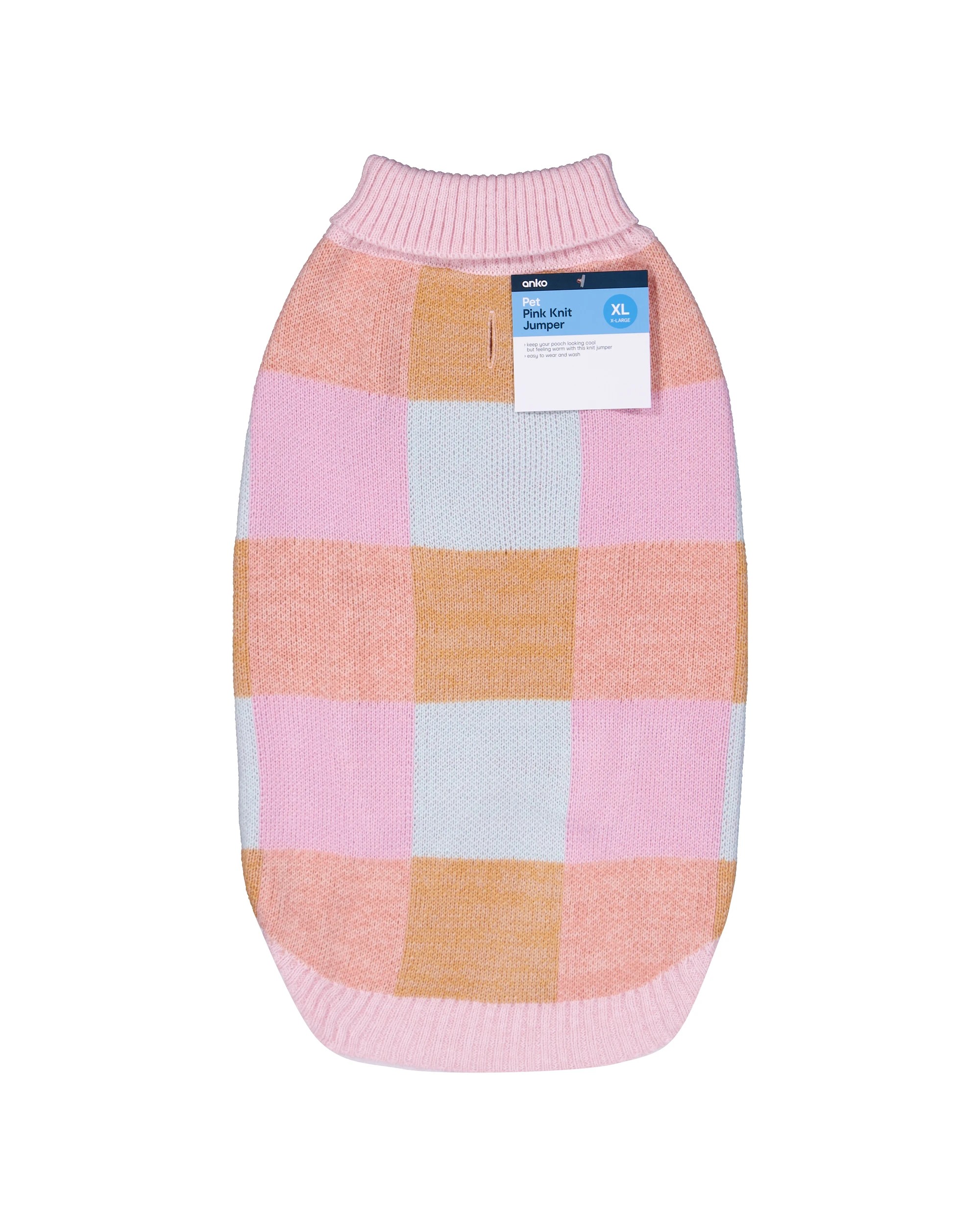 10 Pet Pink Knit Jumper - Extra Large, 10 of 10