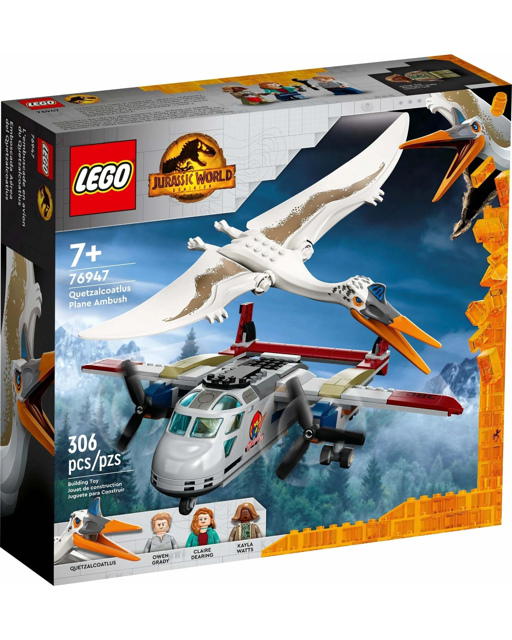 1 LEGO Jurassic Park 76947 Quetzalcoatlus Plane Ambush, 1 of 5