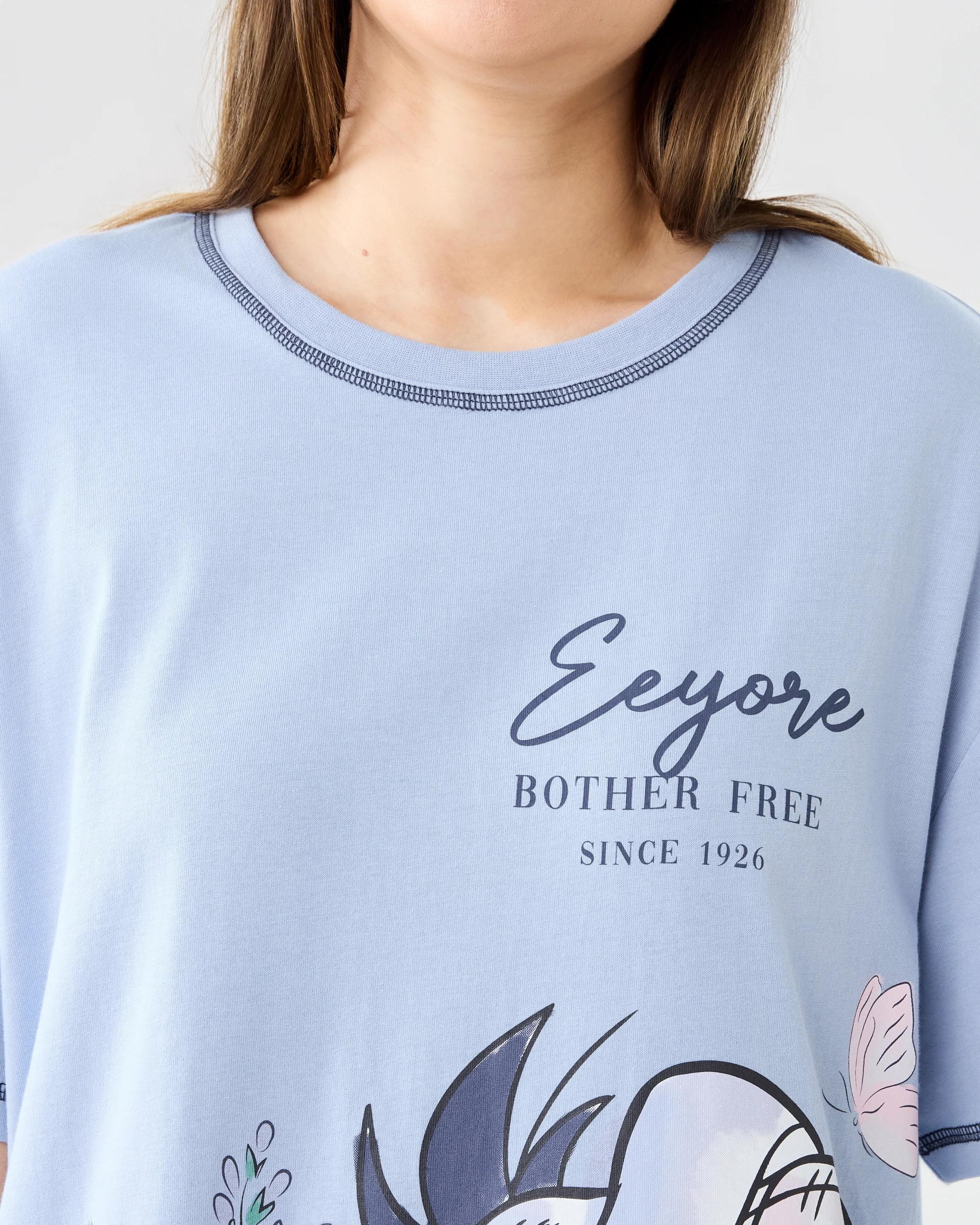 5 Eeyore License Cotton Knit Nightie Eeyore Plp, 5 of 7