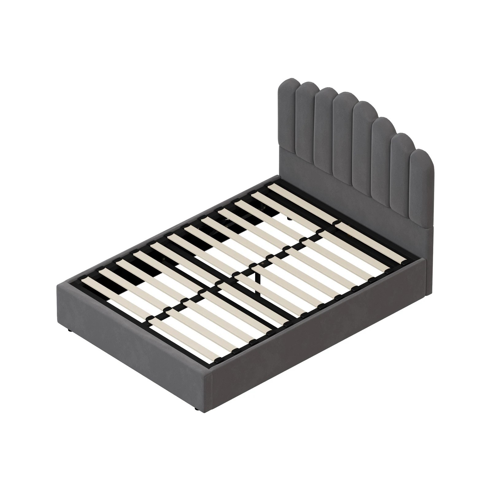 9 Oikiture Bed Frame Queen Size Gas Lift Bed Base With Storage Klon
 - Grey, 9 of 10