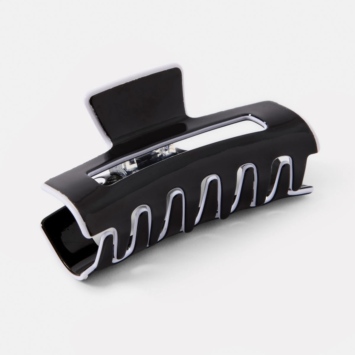 5 2 Pack Black and White Contrast Hair Clips, 5 of 7