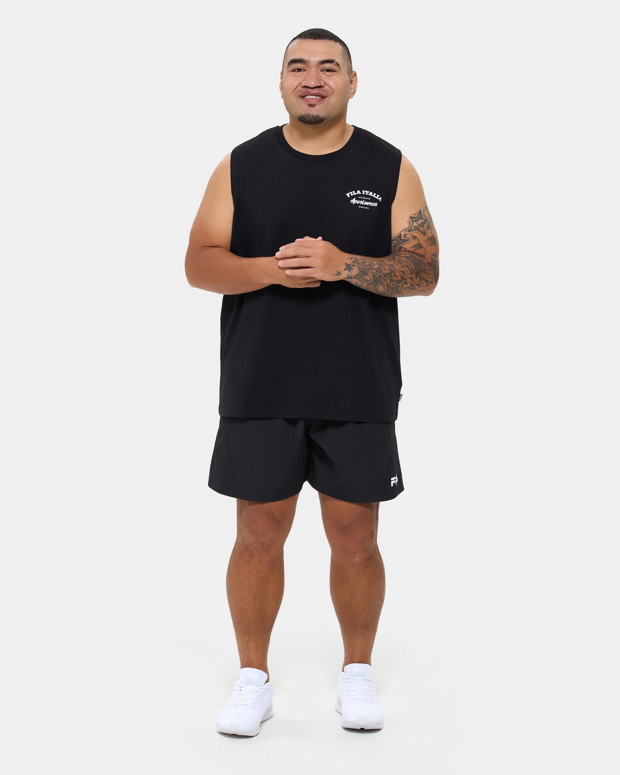 7 Plus Size Kayden Graphic Tank Top - Fila BLACK, 7 of 7