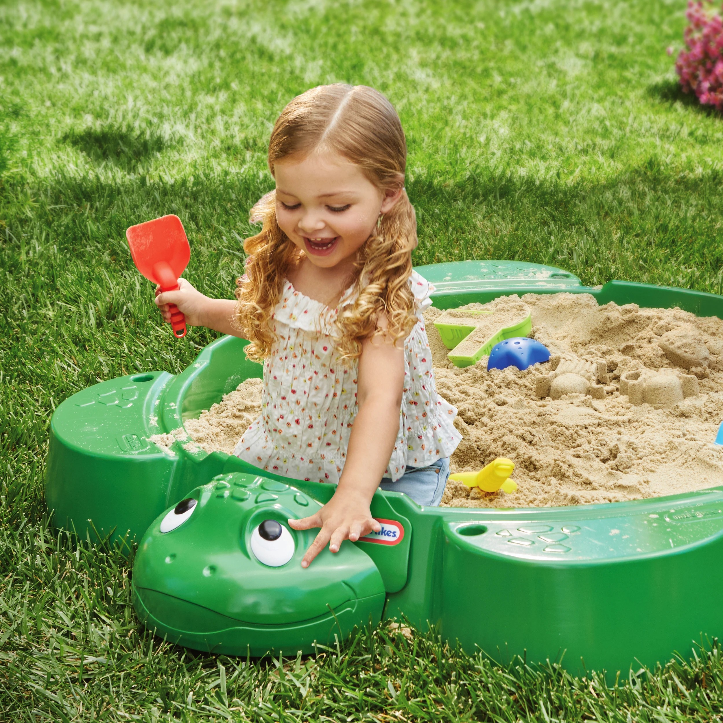 5 Little Tikes Turtle Sandbox - Green, 5 of 5