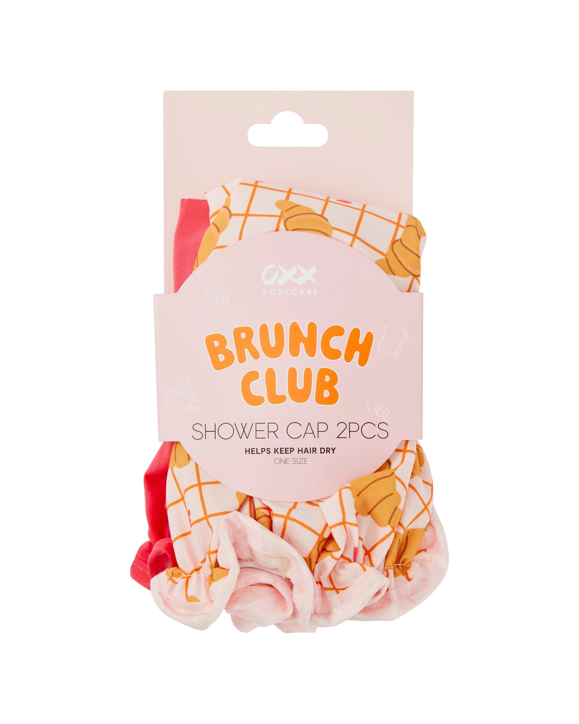 5 OXX Bodycare 2 Piece Brunch Club Shower Cap, 5 of 5