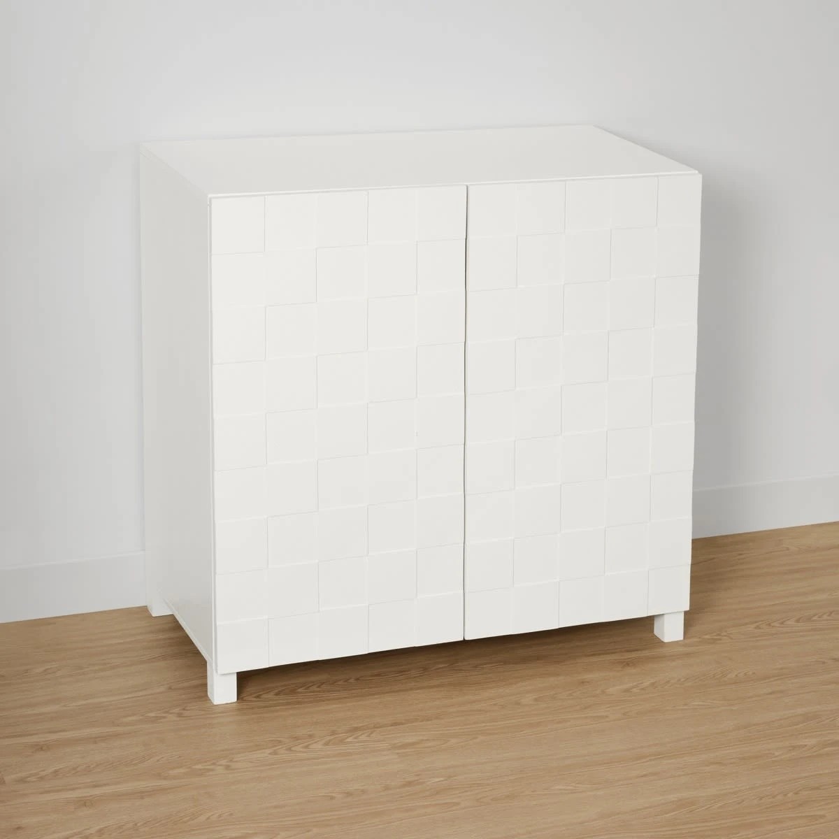 5 Chase Check 2 Doors Cabinet - White, 5 of 9