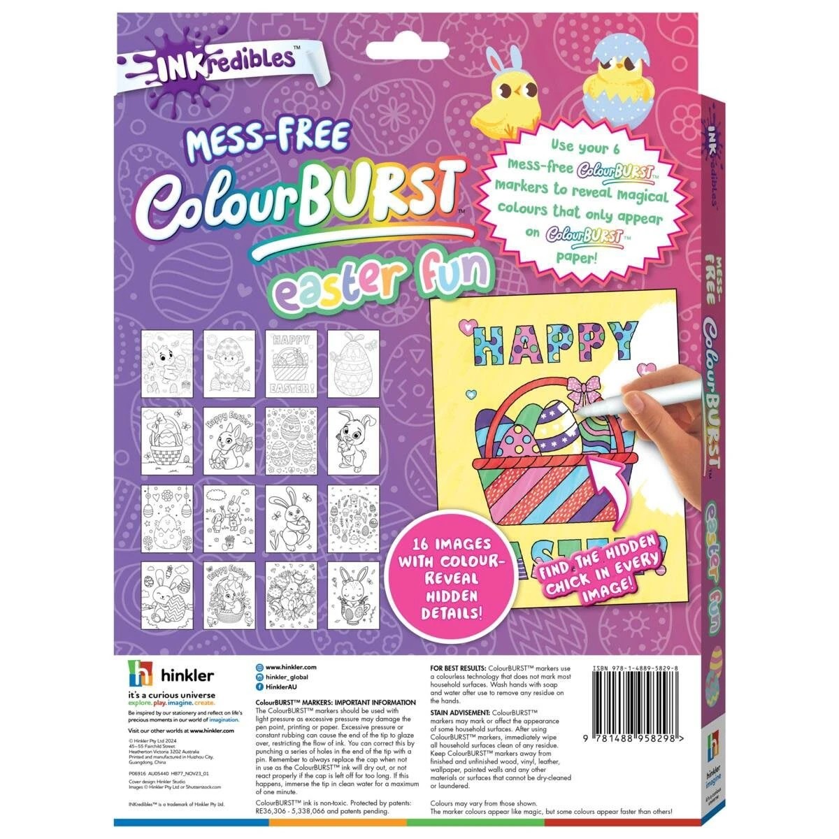 6 INKredibles ColourBurst Easter Fun Activity Kit - Book, 6 of 6