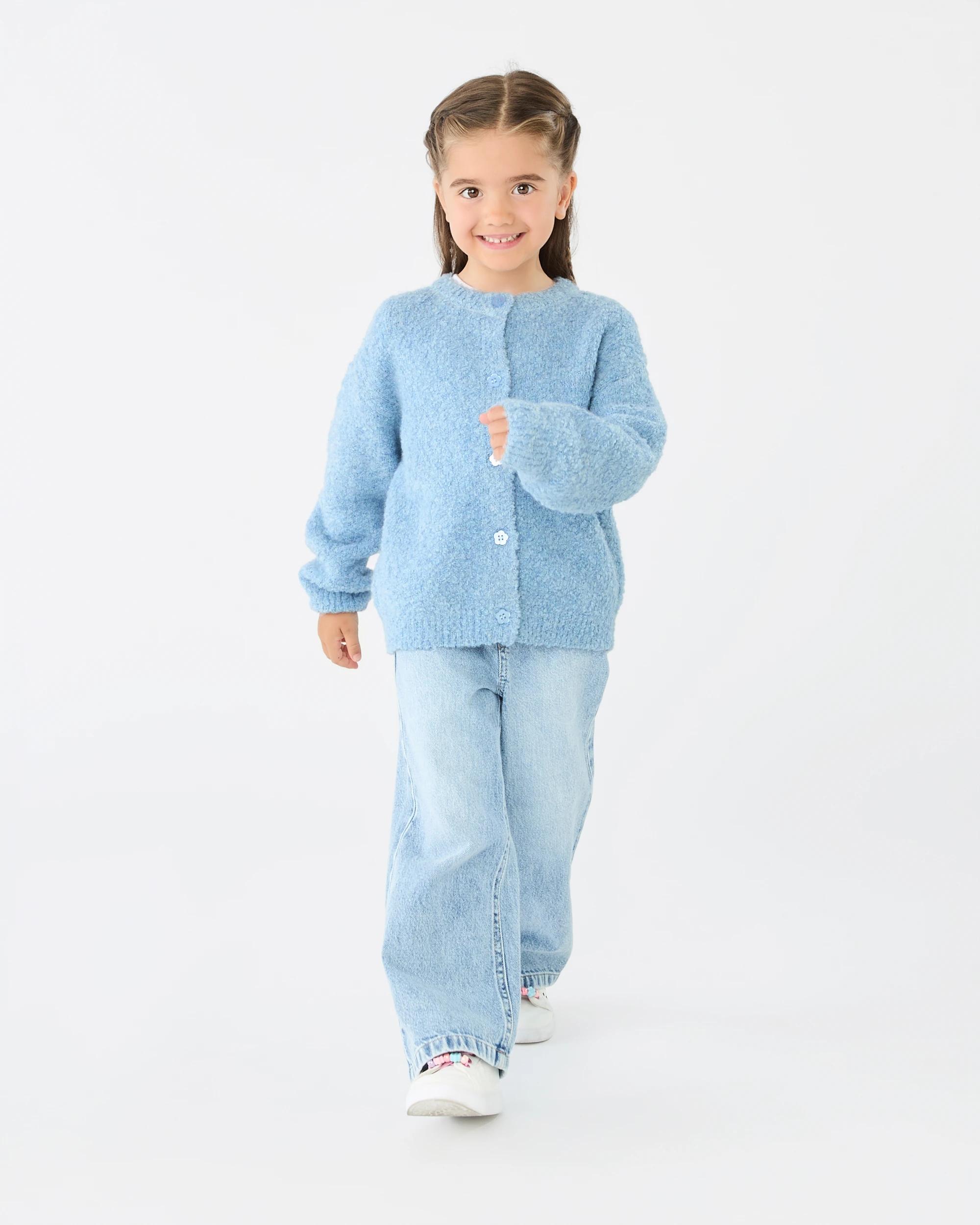 7 Boucle Cardigan Blu Fog, 7 of 8