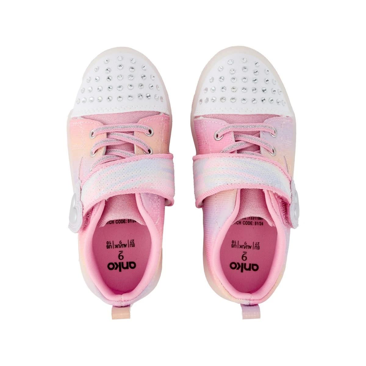 4 Junior Light Up Shoes PASTEL OMBRE, 4 of 6