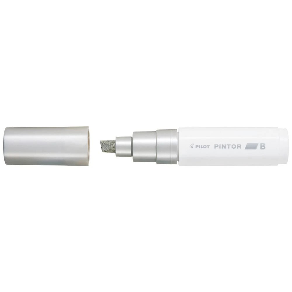 1 PILOT Pintor Paint Marker 8.0mm Silver, 1 of 2
