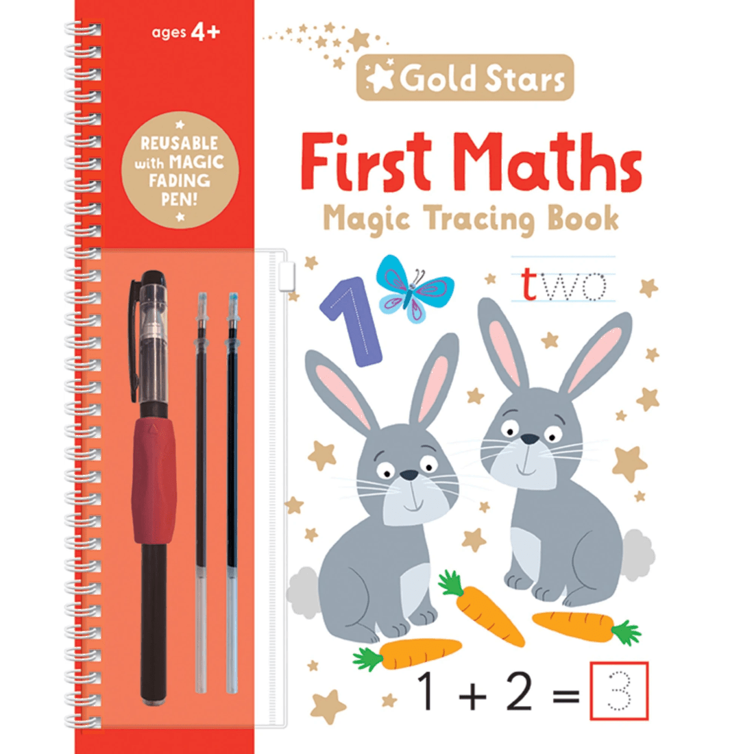 1 Gold Stars: First Maths Magic Tracing Book, 1 of 2