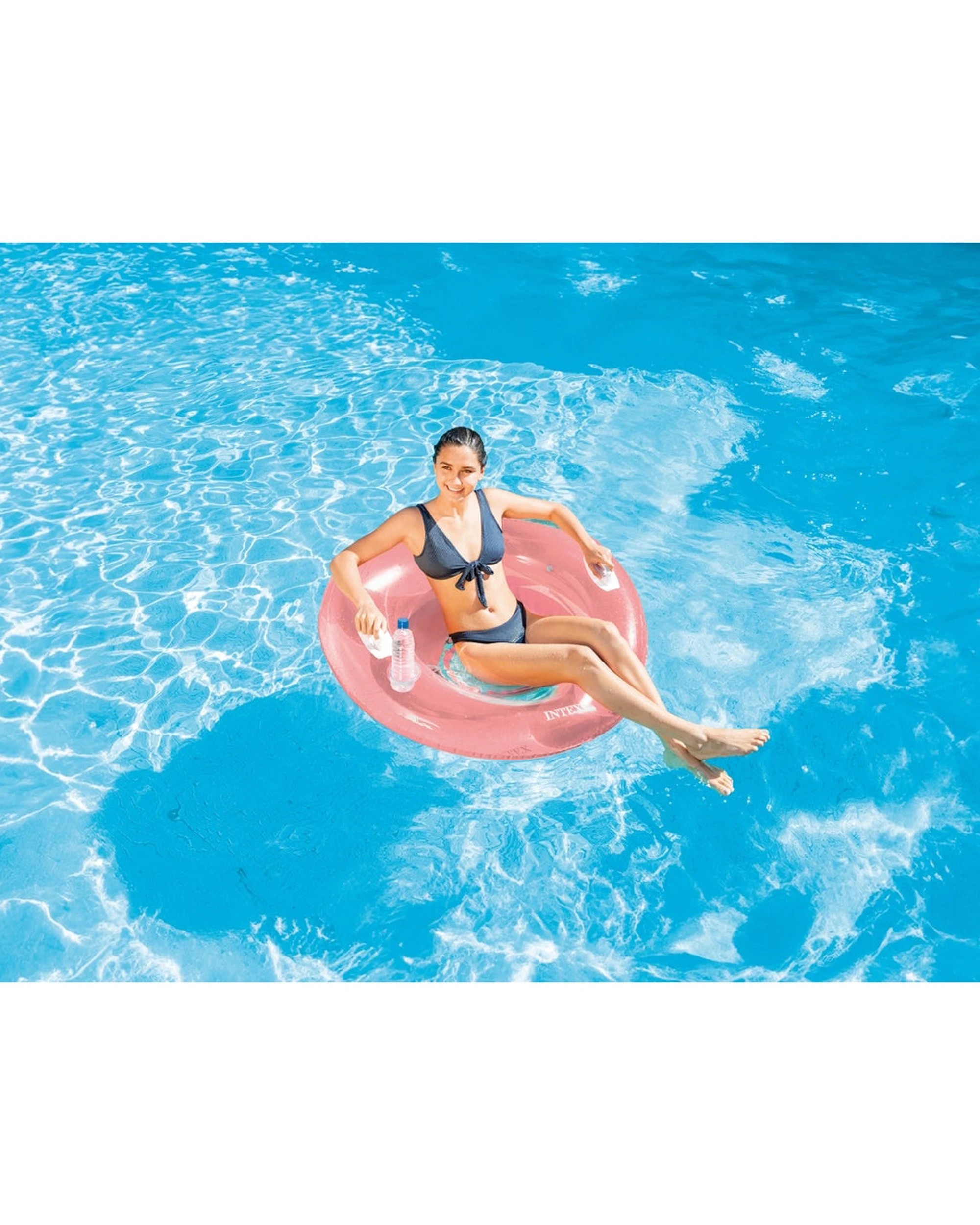 6 Intex Sit 'N Lounge Vinyl Pool Inflatable Lounge - Assorted, 6 of 6