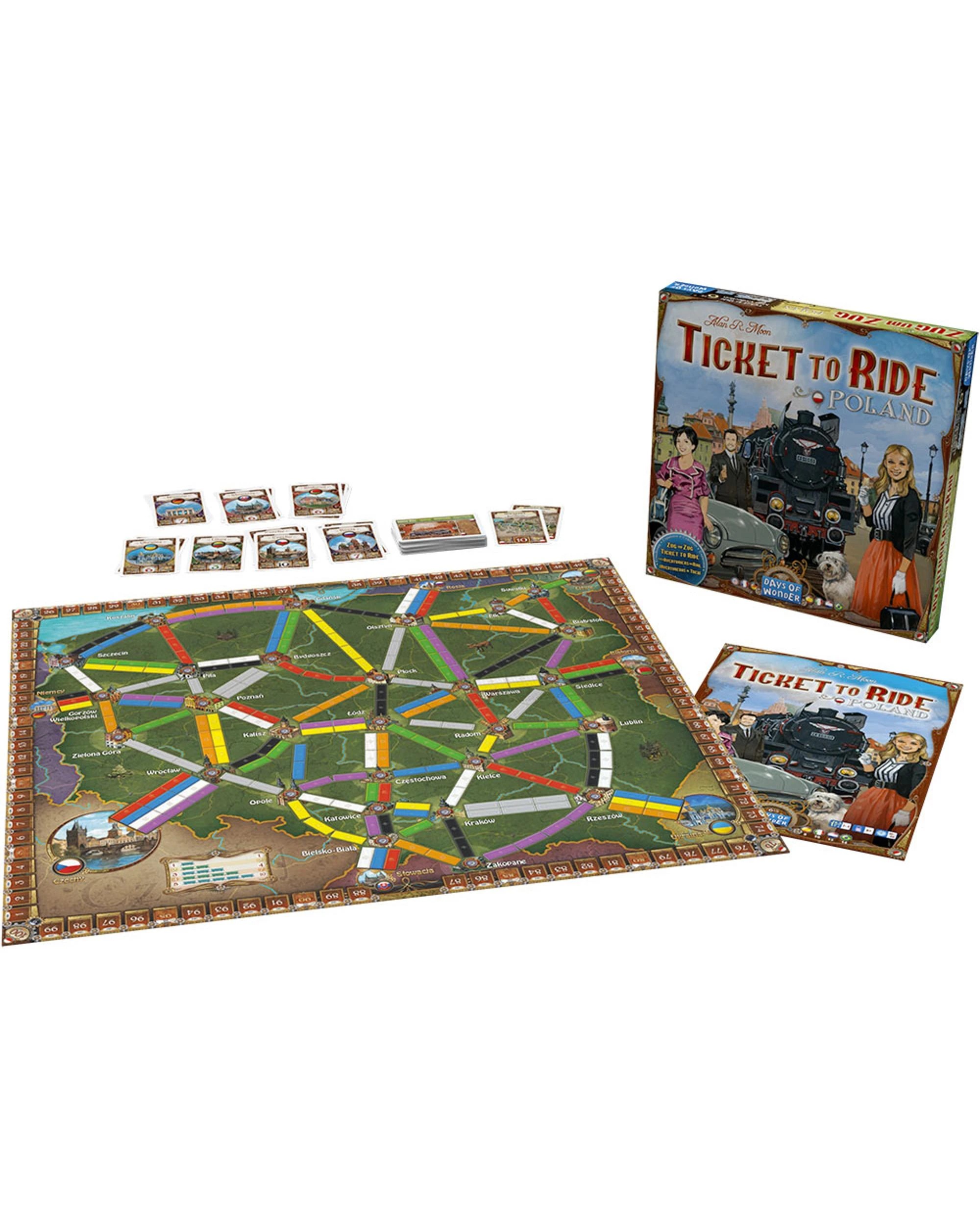 2 Ticket To Ride Poland Expansion Board Game, 2 of 3