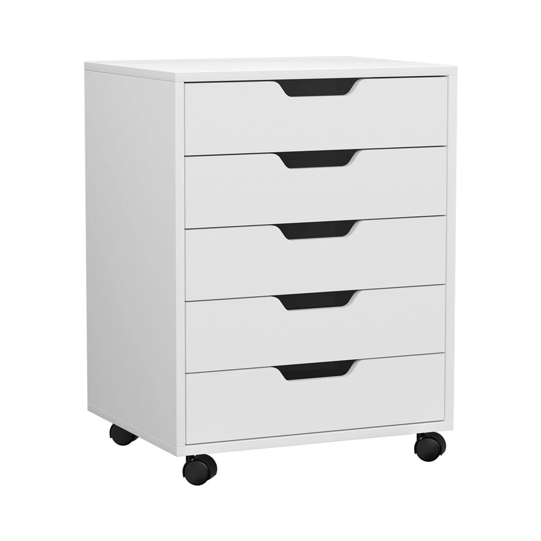 1 Artiss 5-Drawer Filing Cabinet - White, 1 of 8