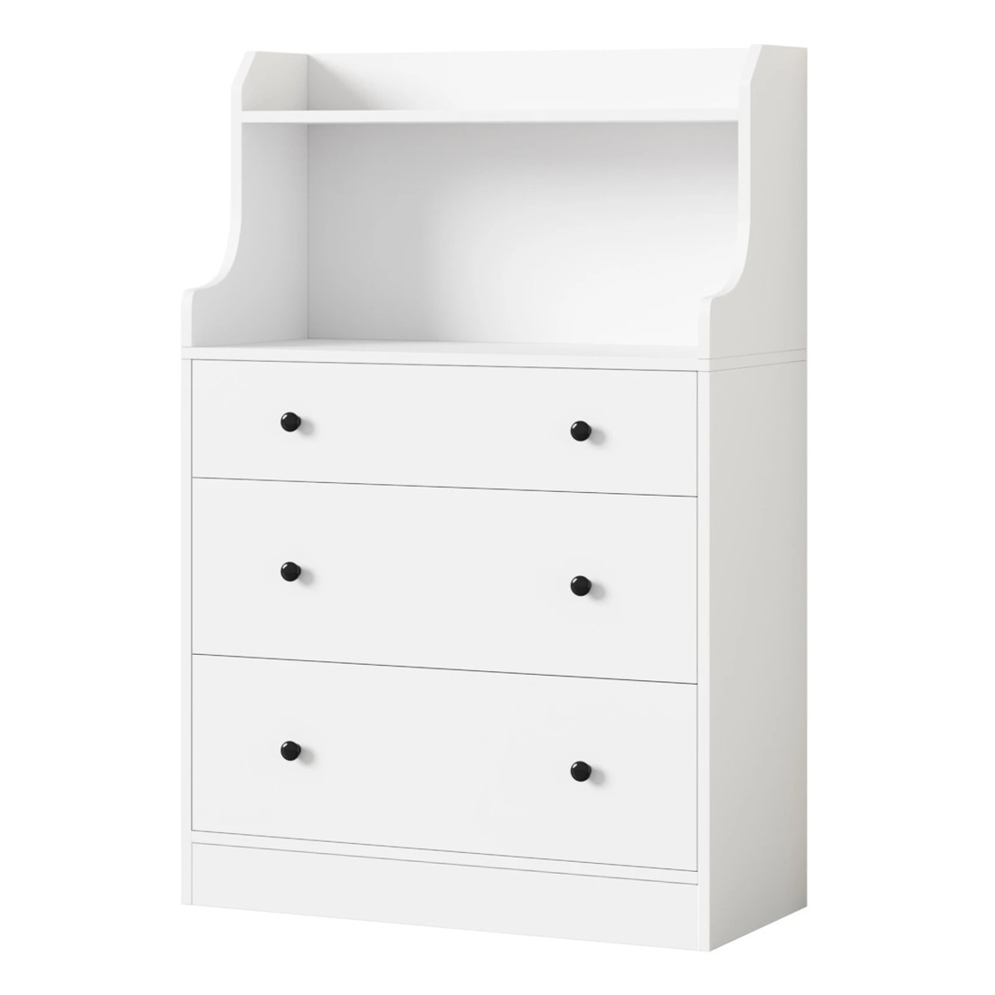 1 Oikiture Sideboard Buffet 3 Chest Of Drawers
 - White, 1 of 10