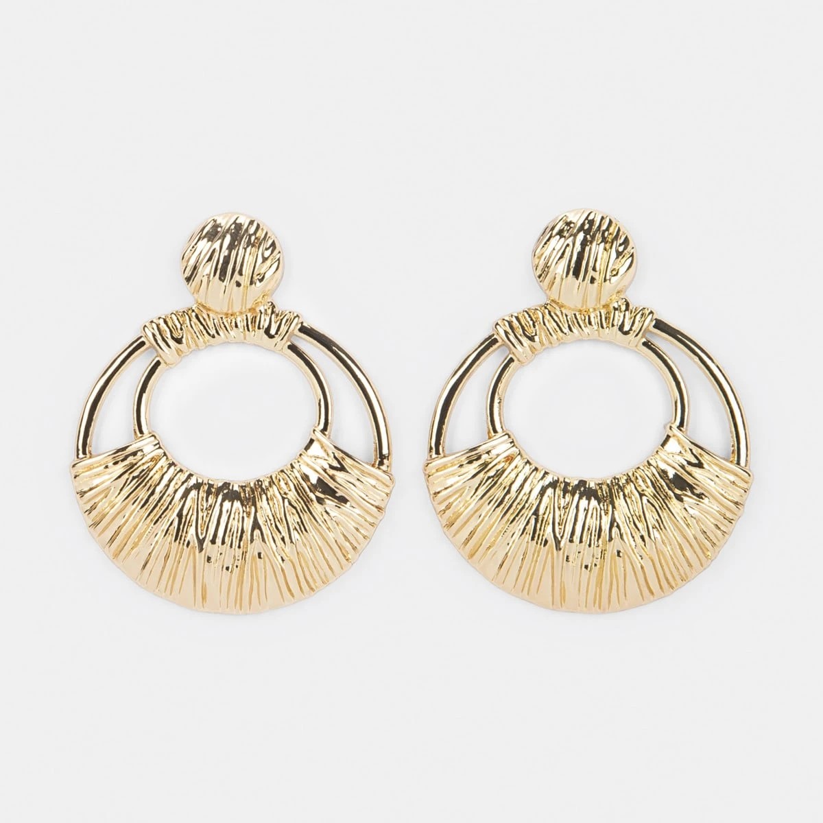 1 Door Knocker Earrings - Gold Tone, 1 of 5