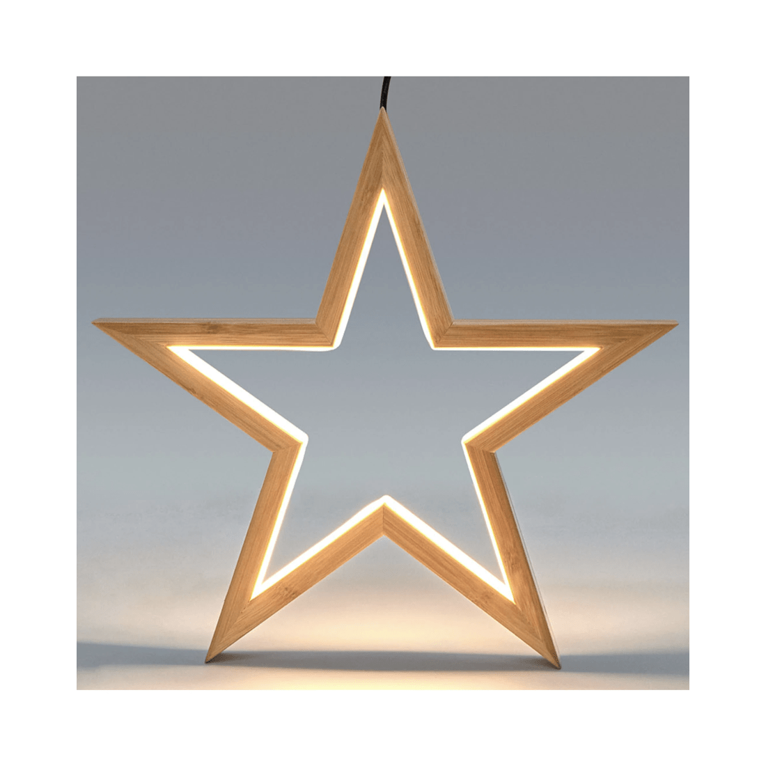 4 BR Home Bamboo Star Pendant Lamp for Natural Home Decor, 4 of 6