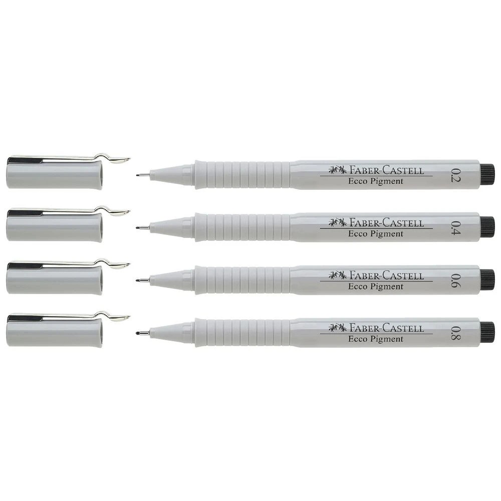 2 Faber-Castell Ecco Pigment Fineliner Evens 4 Pack, 2 of 6