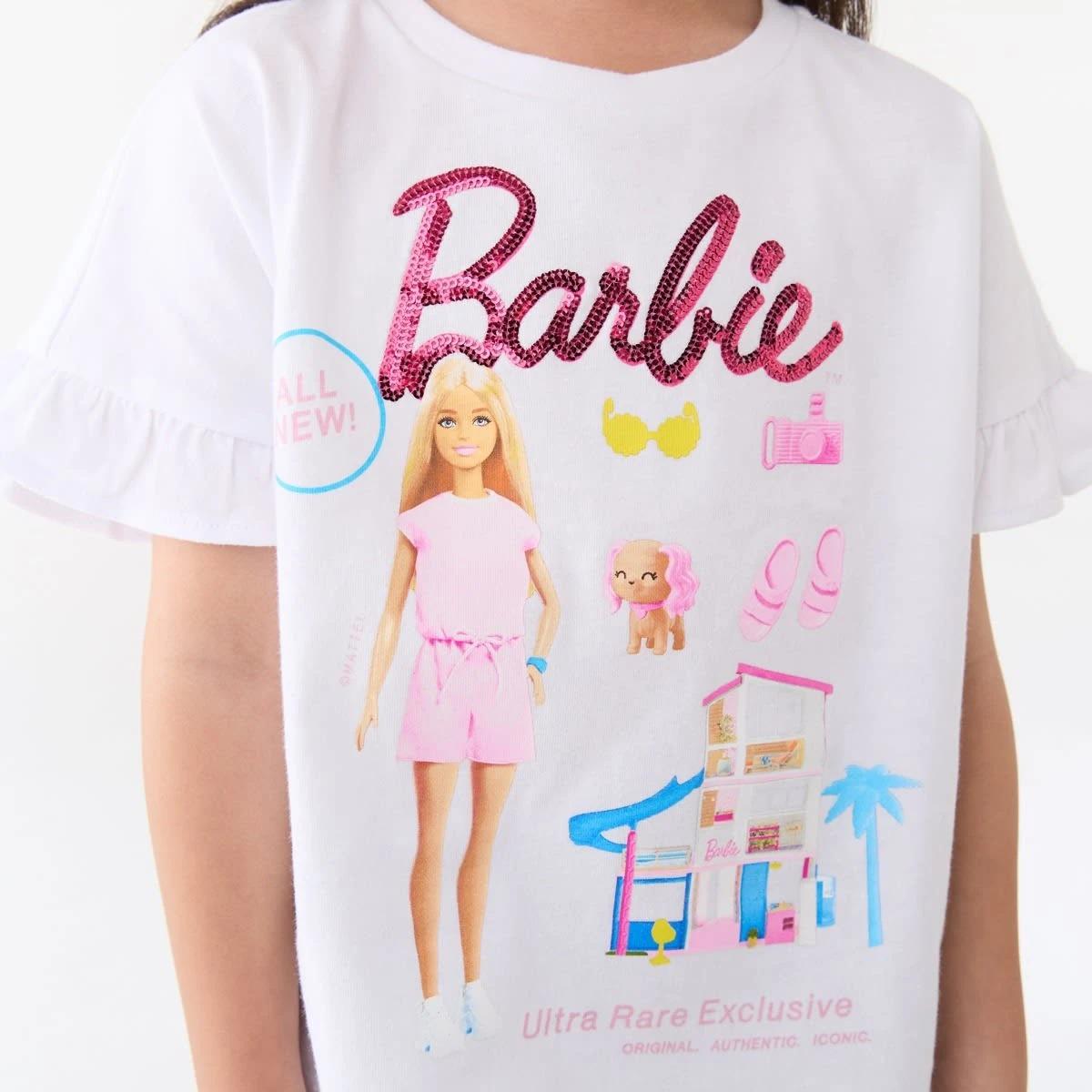 4 Barbie License Short Sleeve T-shirt BARBIE TEE, 4 of 6
