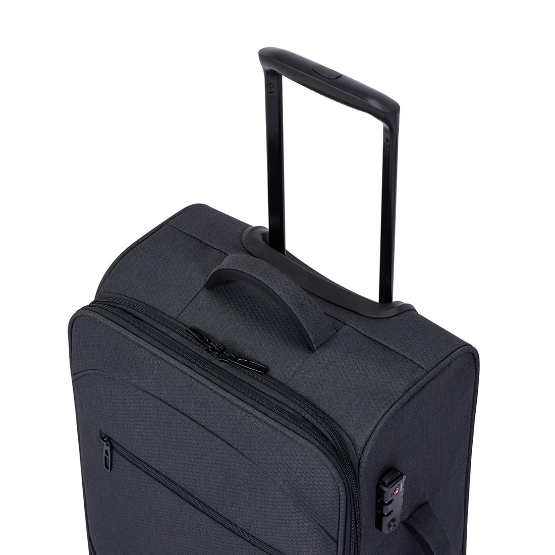 7 49.5cm 8 Wheels Lightweight Soft Case - Charcoal, 7 of 8