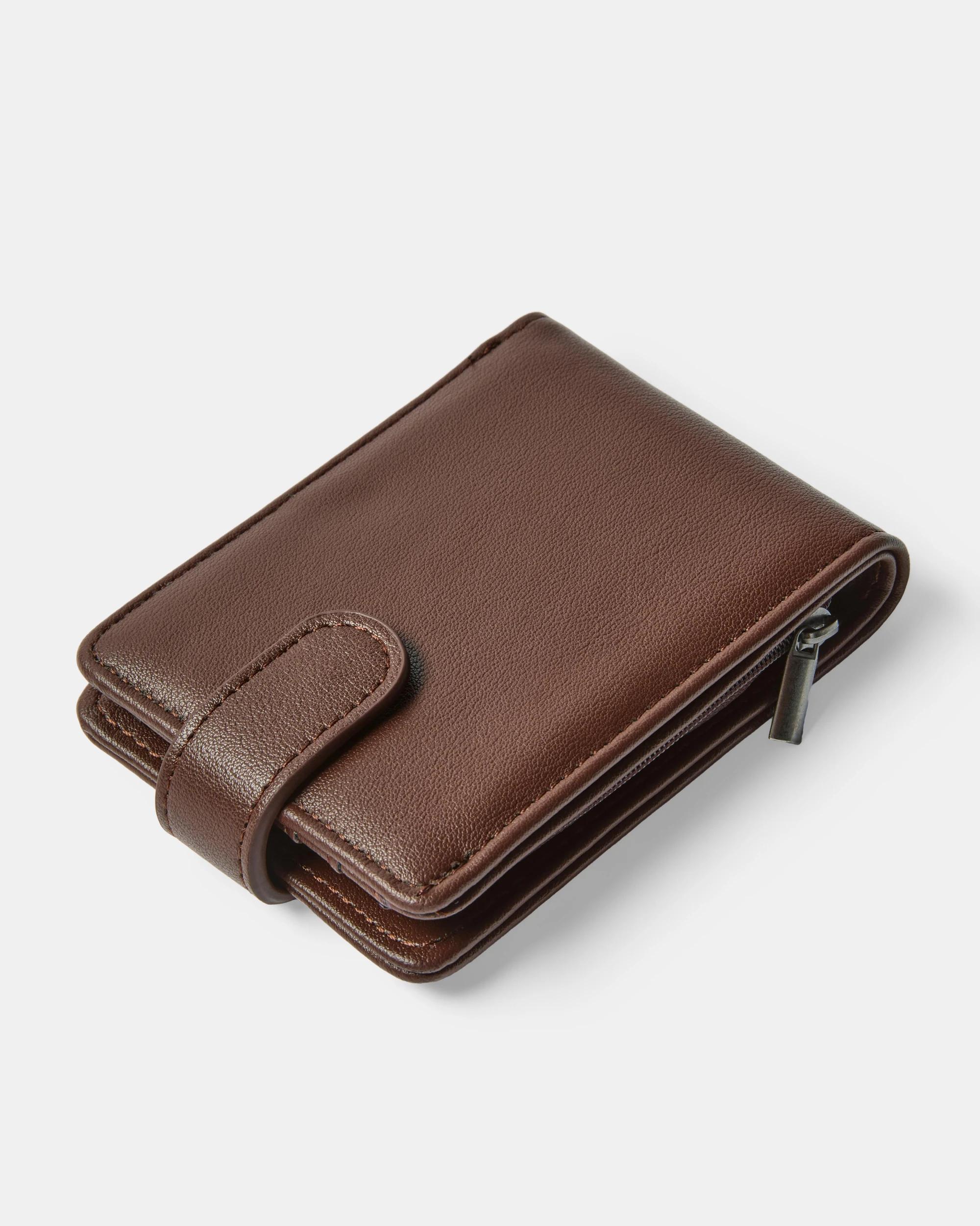 4 Wallet with Tab Brown, 4 of 5
