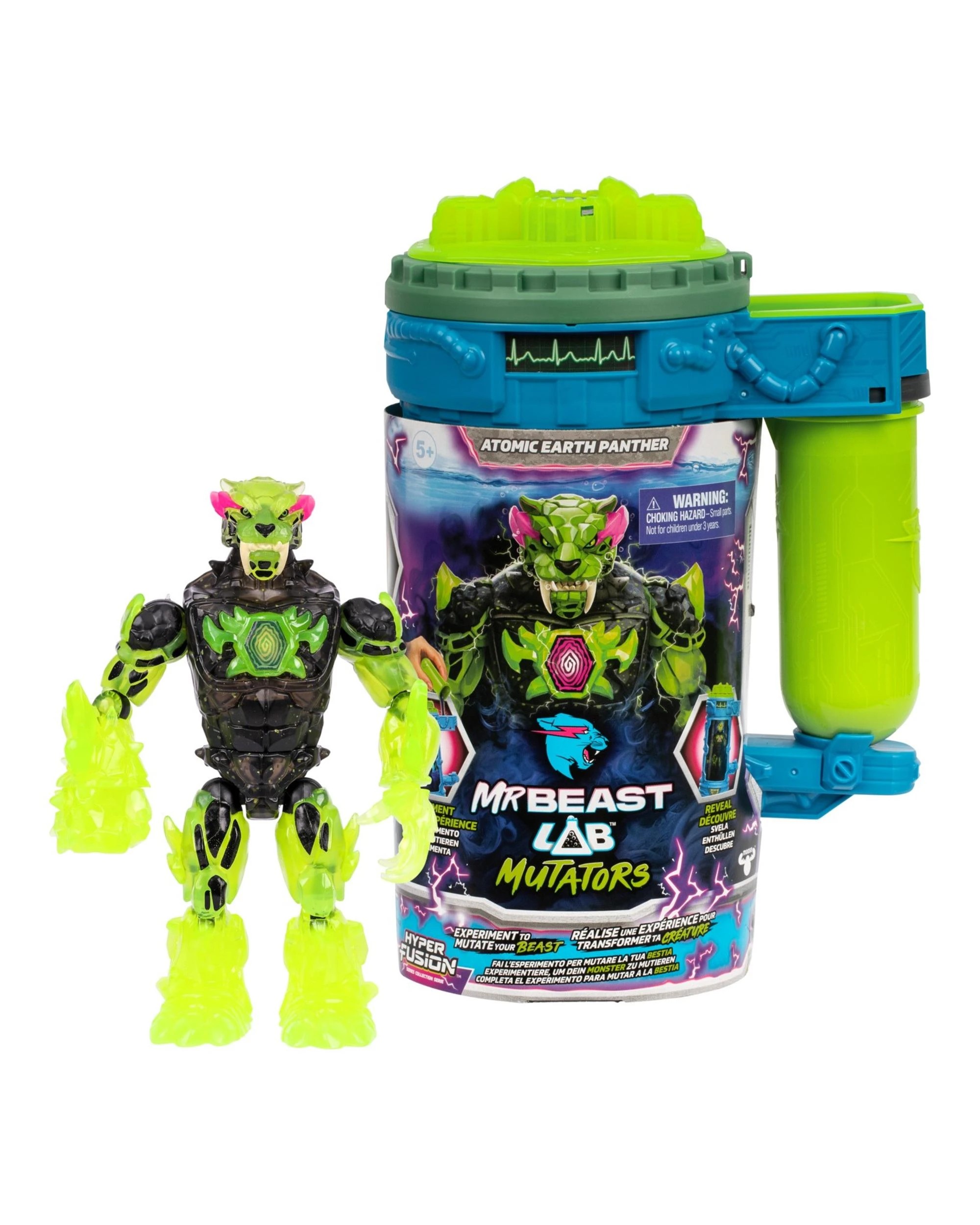 1 MrBeast Lab Mutators Mutation Chamber Hyper Fusion Atomic Earth Panther, 1 of 8