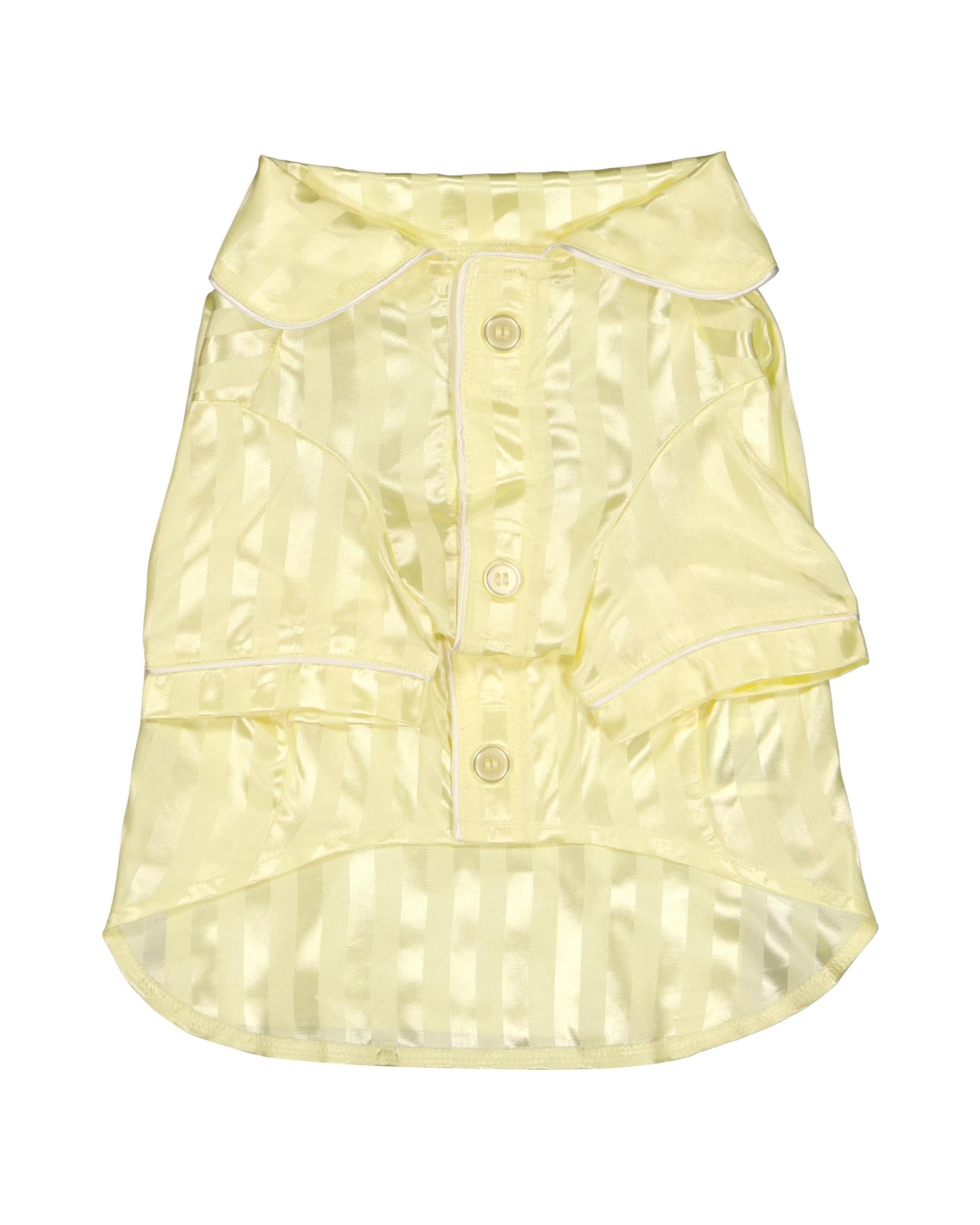 6 Pet Satin Pyjamas - Medium, Yellow, 6 of 9
