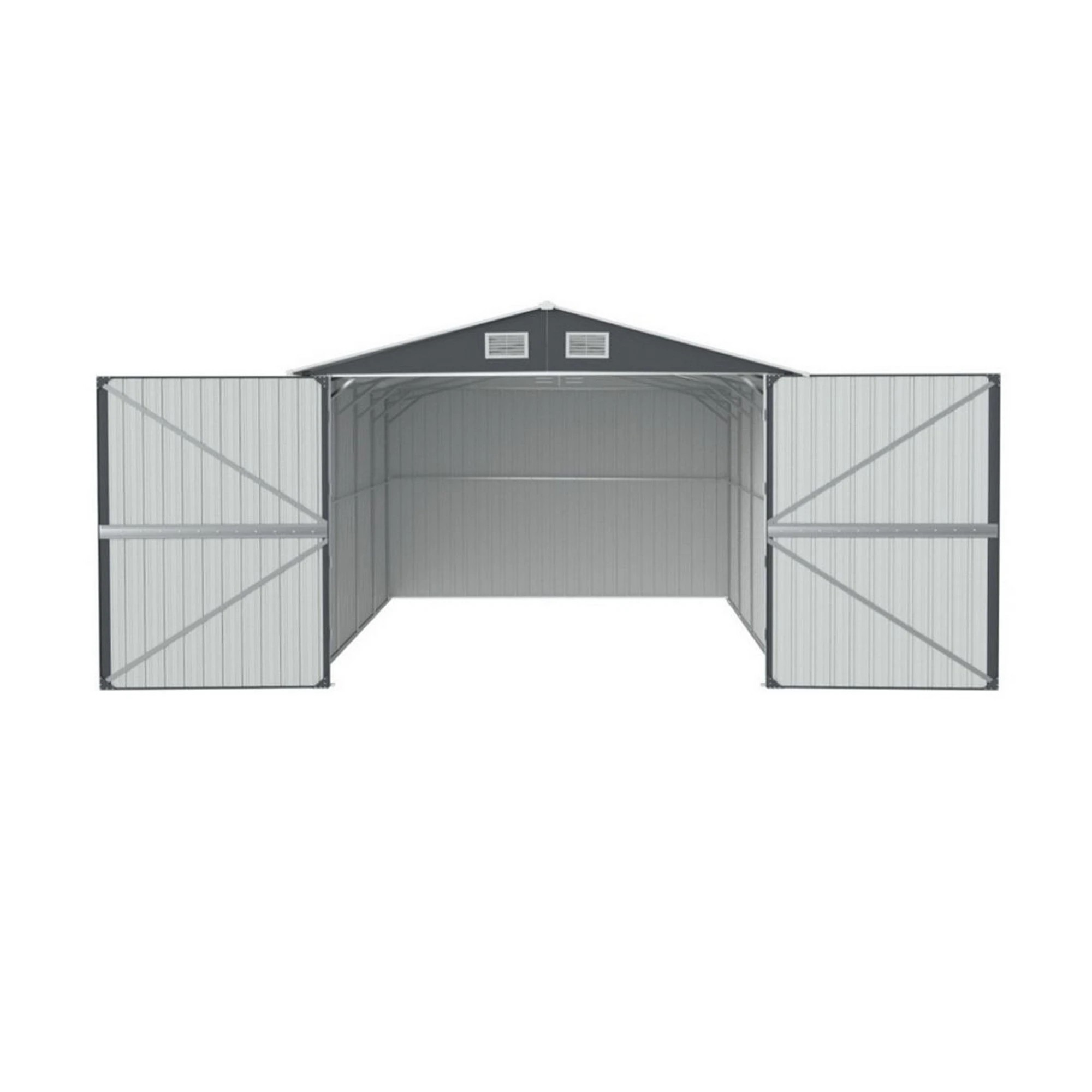 4 Giantz Garden Shed Sheds Outdoor Storage Tool Workshop House Shelter - Grey, 4 of 7