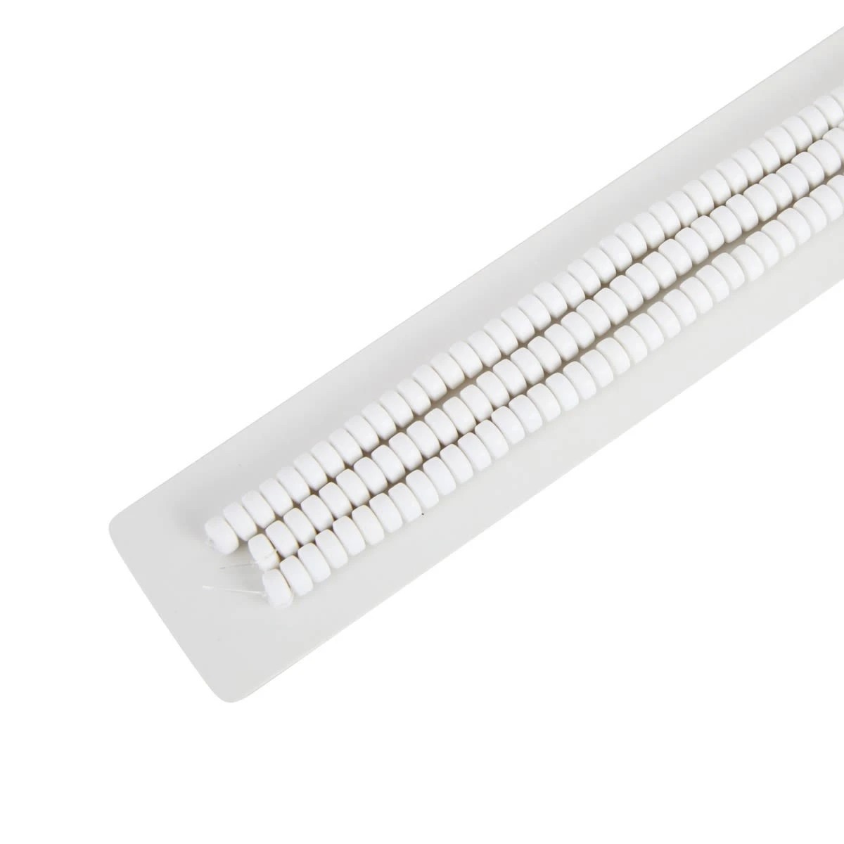 2 Jewellery Making Beads - White, 2 of 2