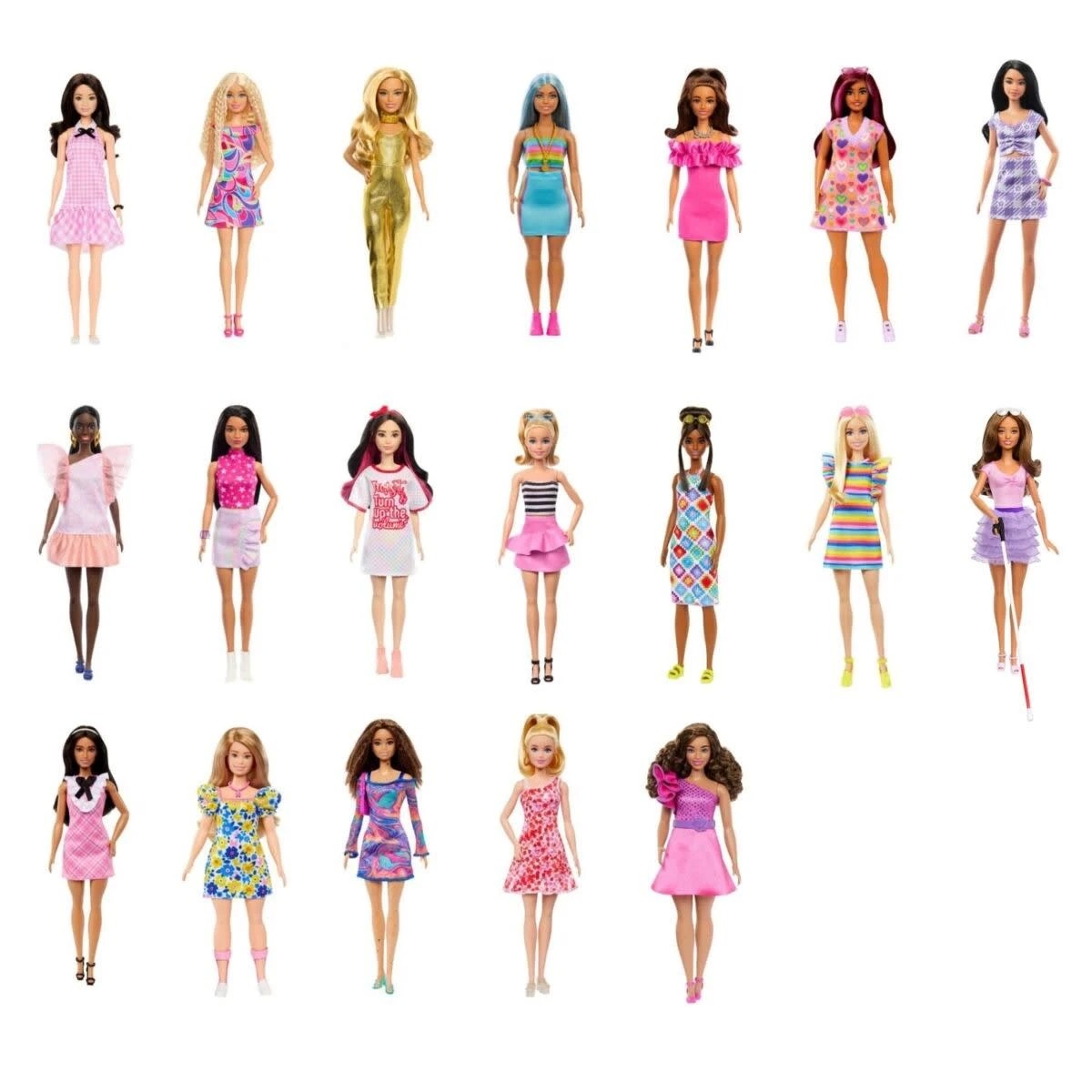 2 Barbie Fashionista Doll - Assorted, 2 of 8