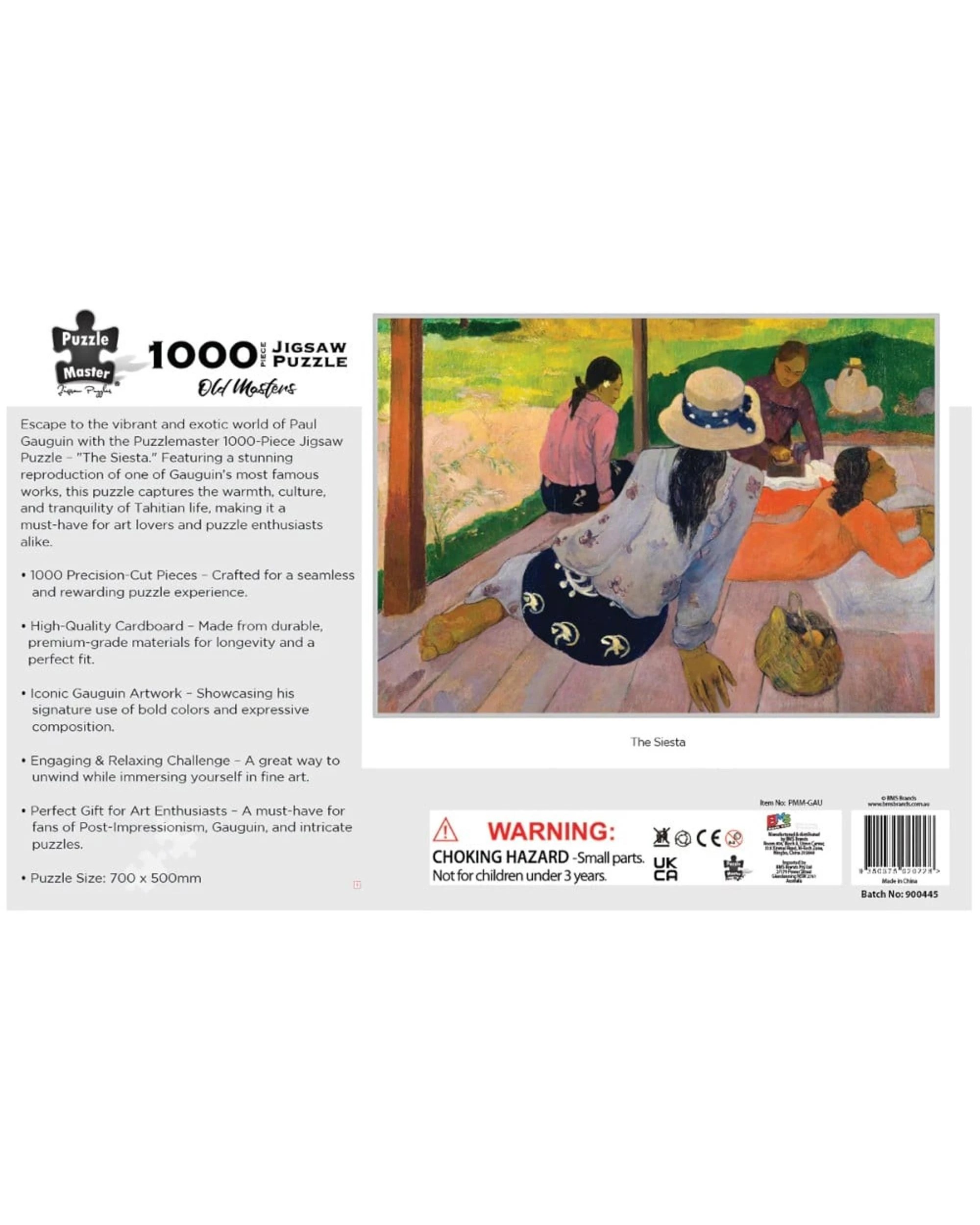 3 Puzzle Master Gauguin Tahitian Serenity 1000 Piece Jigsaw Puzzle, 3 of 3