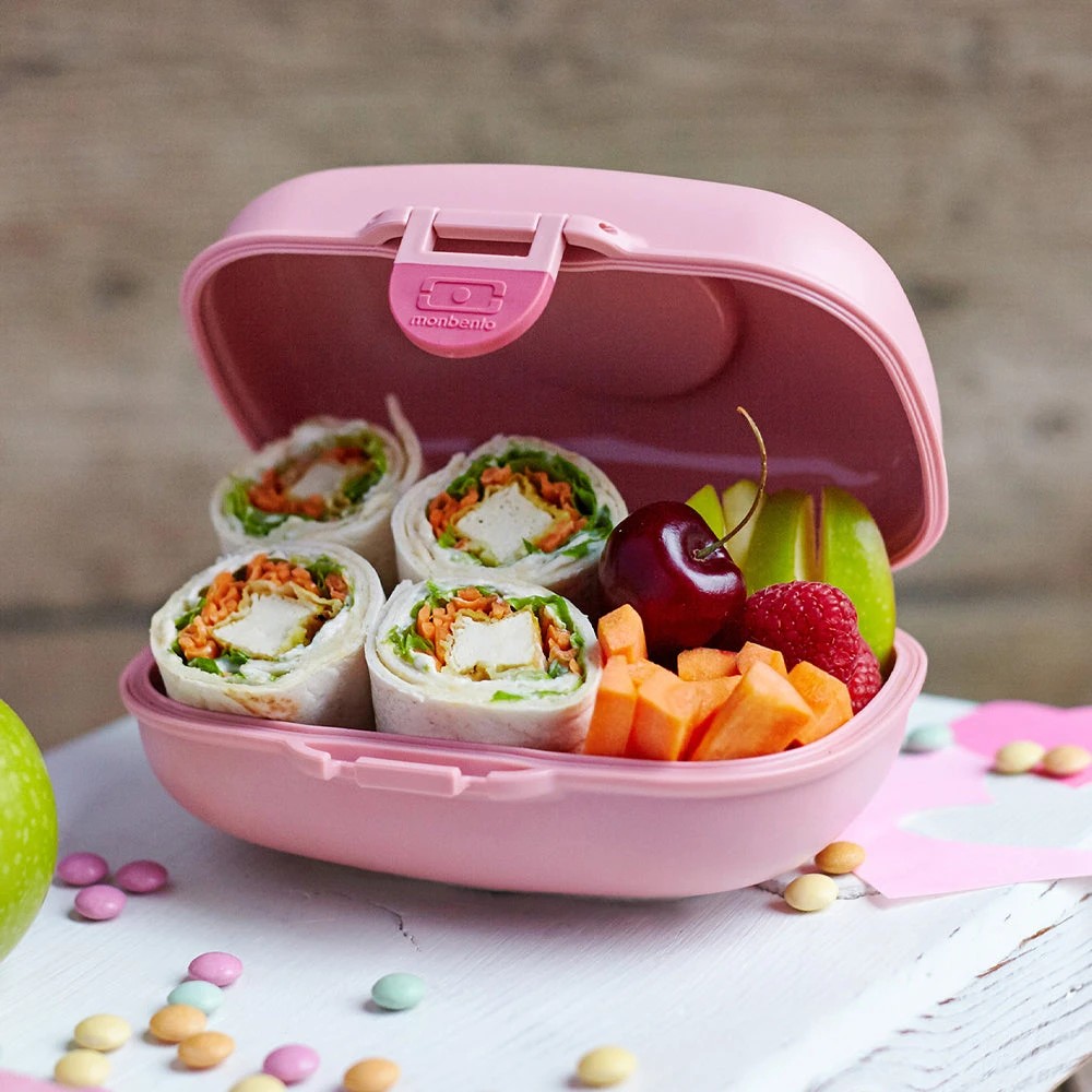 2 Monbento Mb Gram Kids Snack Box Blush - Pink - Pink, 2 of 5