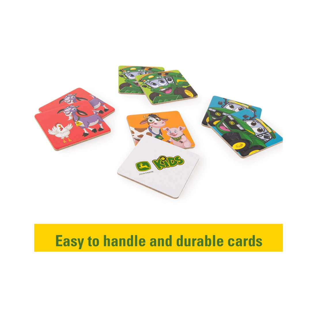 3 John Deere 54pc Kids Match Game Farm Theme Memory Cards 3 Years Plus Family Fun - Multi, 3 of 3