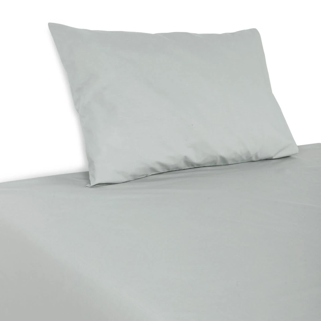 5 250 Thread Count Cotton Rich Sheet Set - Single Bed, Eucalyptus, 5 of 7