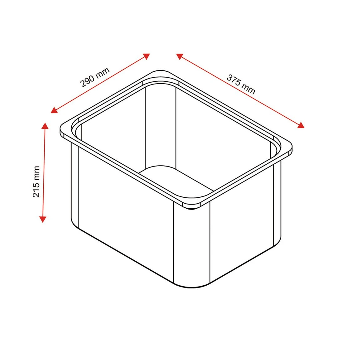 4 Kadink Tall Storage Unit with 3 Large Tubs and Lids Oak, 4 of 5