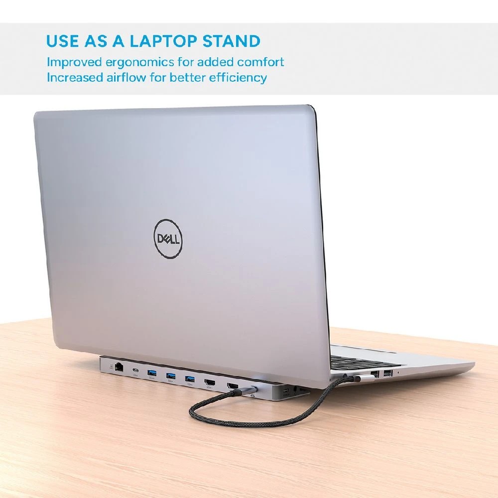 7 Comsol Dual Monitor USB-C 12 Port Docking Station, 7 of 8