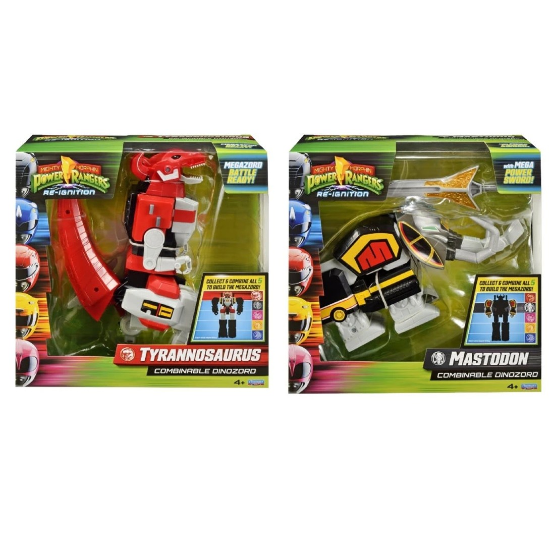 1 Mighty Morphin Power Rangers Re-Ignition Combinable Dinozord Toy - Assorted, 1 of 6