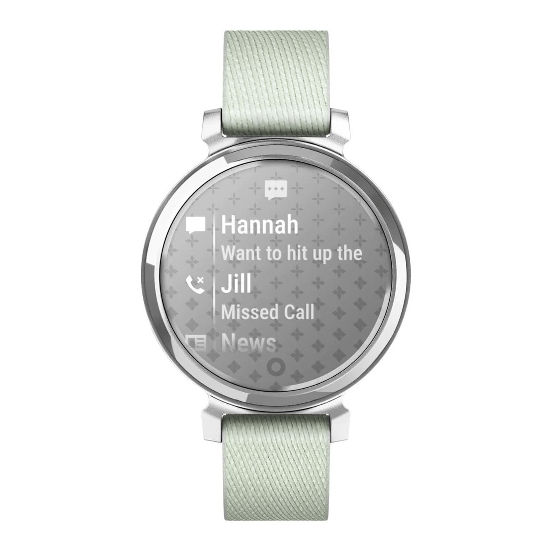 4 Garmin Lily 2 Smartwatch Silver Grey Fabric Band, 4 of 6