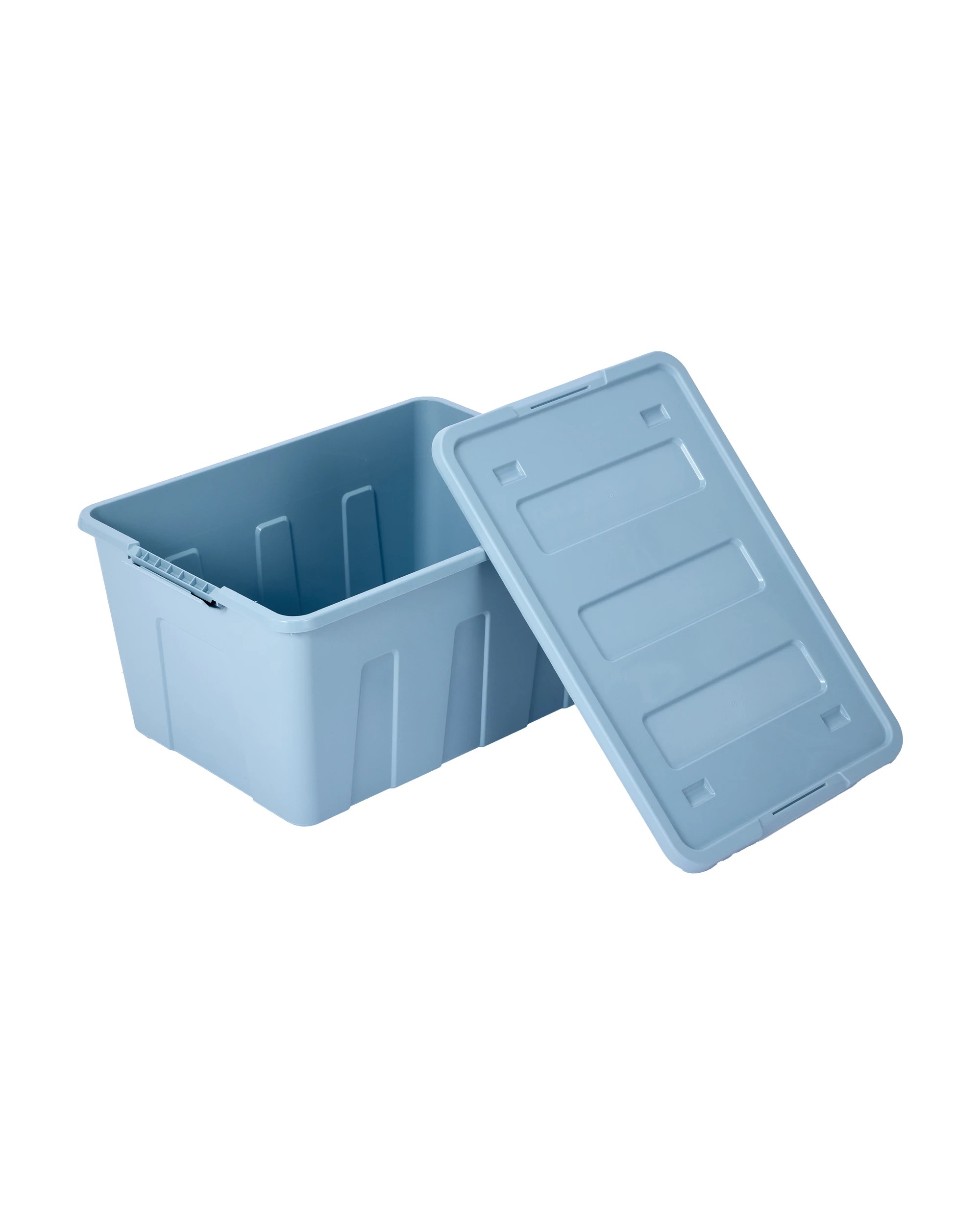 2 60L Storage Tub on Wheels - Blue, 2 of 6