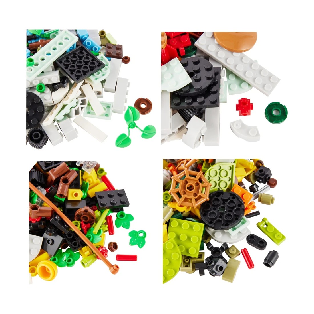 9 Mini Blocks Flower Series: Plant with Insect - Assorted, 9 of 10